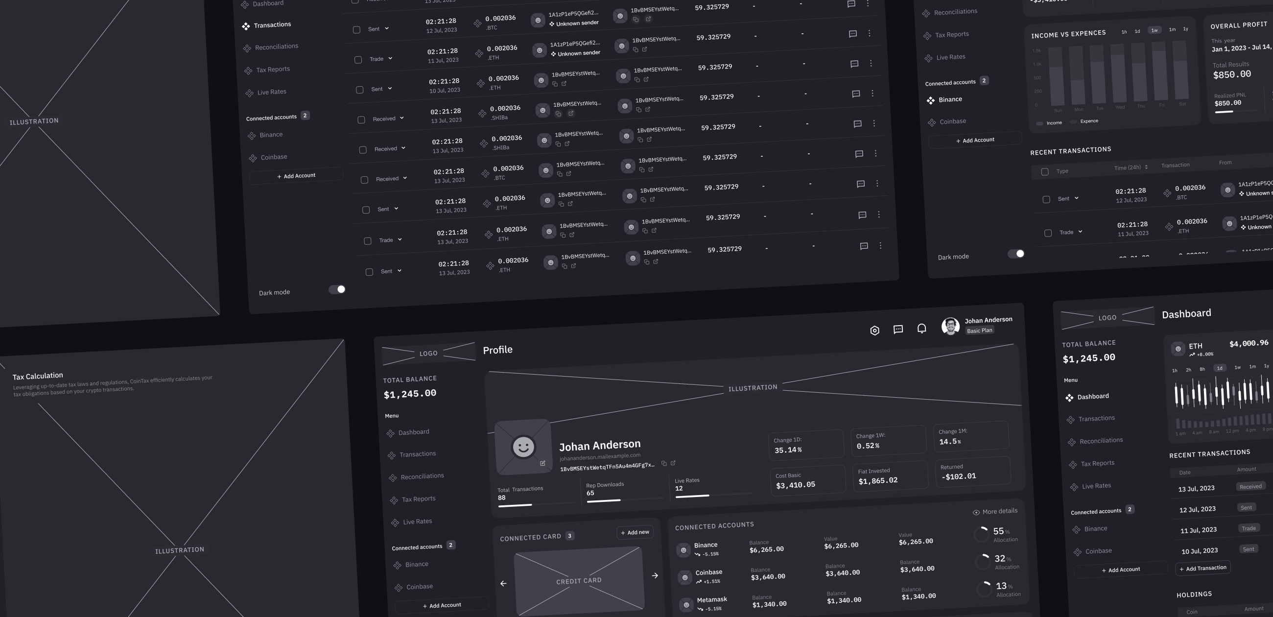 CoinTax – crypto tax reporting tool - Website Development - Photo 10