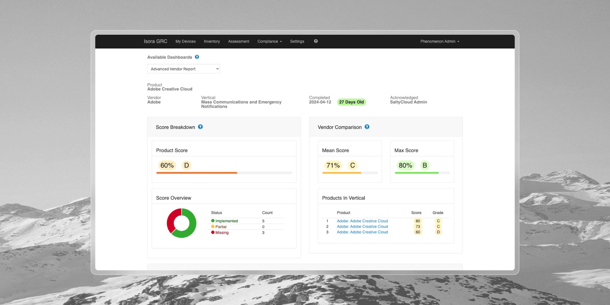 Isora – governance, risk, and compliance assessment platform - Website Development - Photo 5