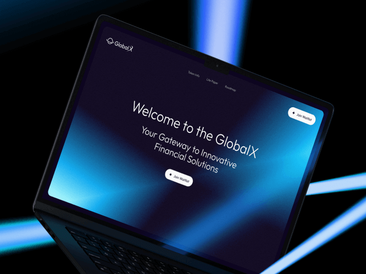 GlobalX – promo website for DEX - image cover