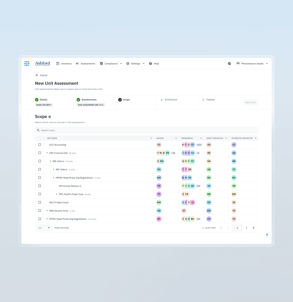 Isora – governance, risk, and compliance assessment platform - Website Development - Photo 23