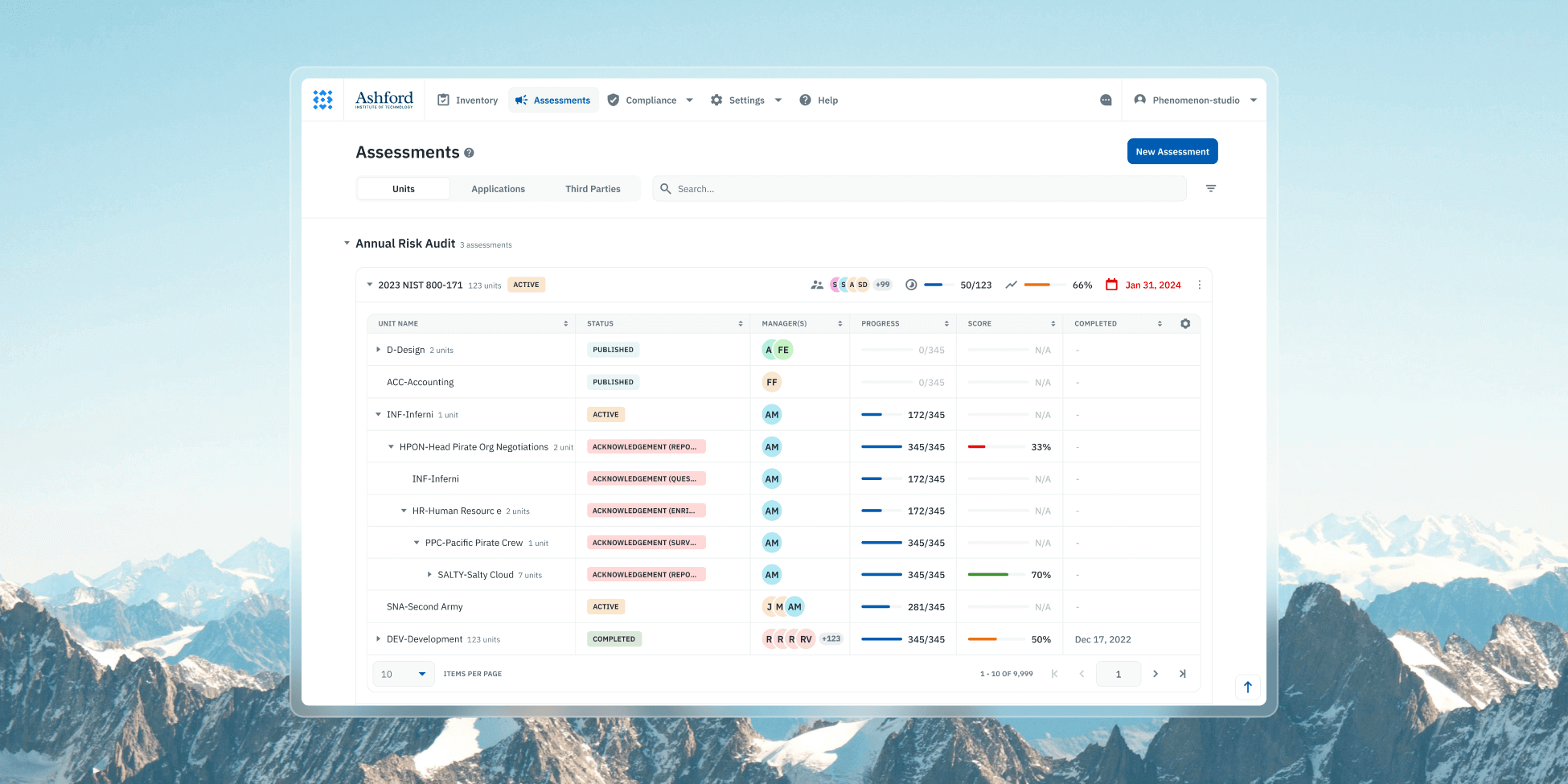 Isora – governance, risk, and compliance assessment platform - Website Development - Photo 1