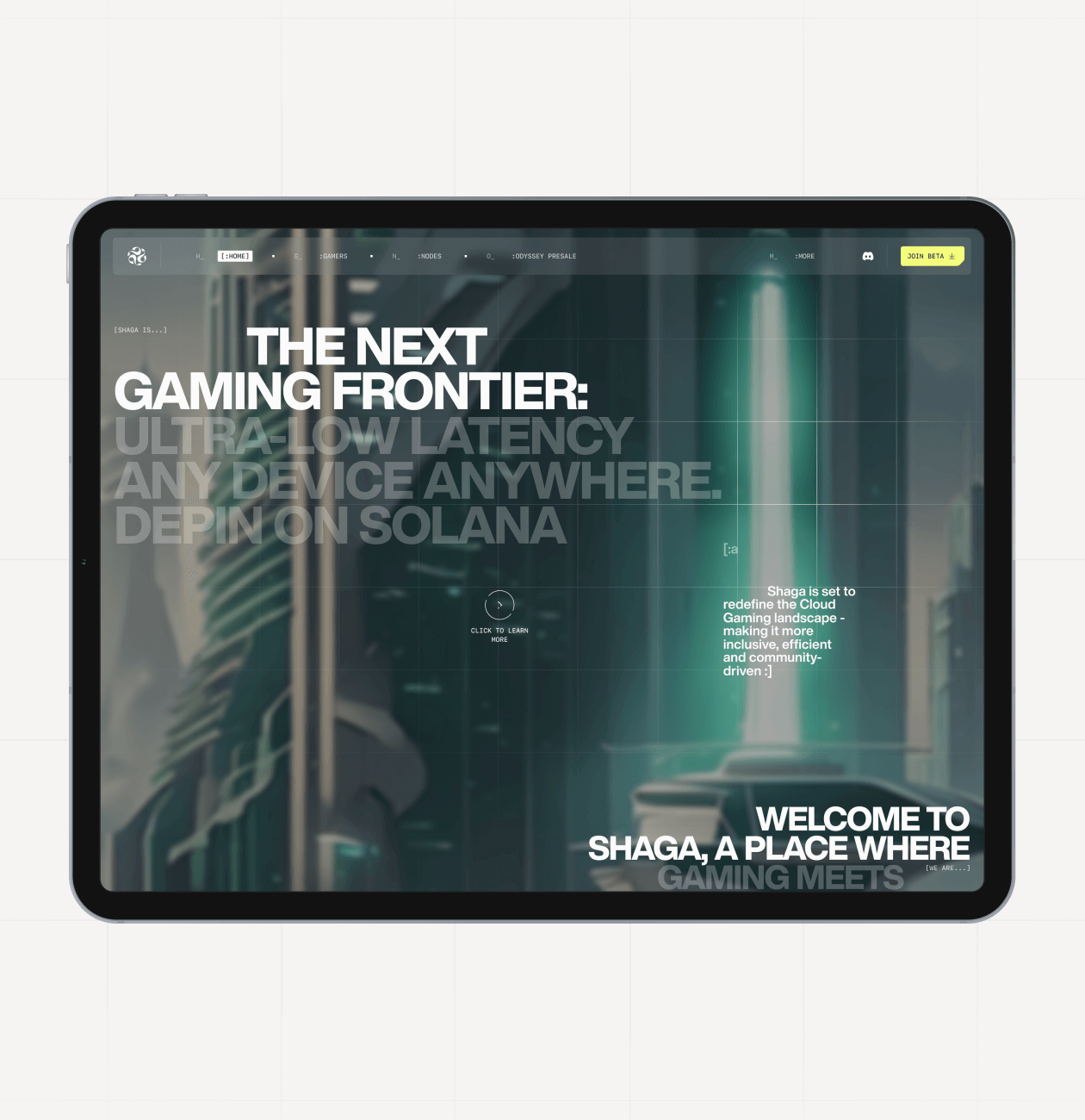 Shaga – Web3 cloud gaming platform - Website Development - Photo 2