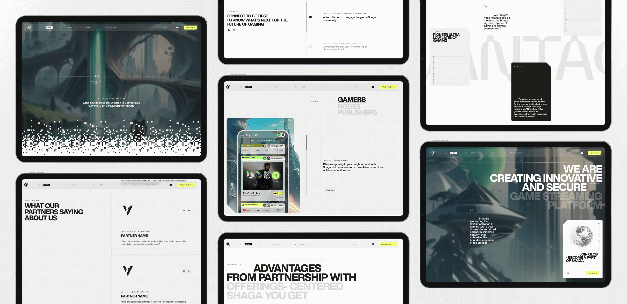Shaga – Web3 cloud gaming platform - Website Development - Photo 4