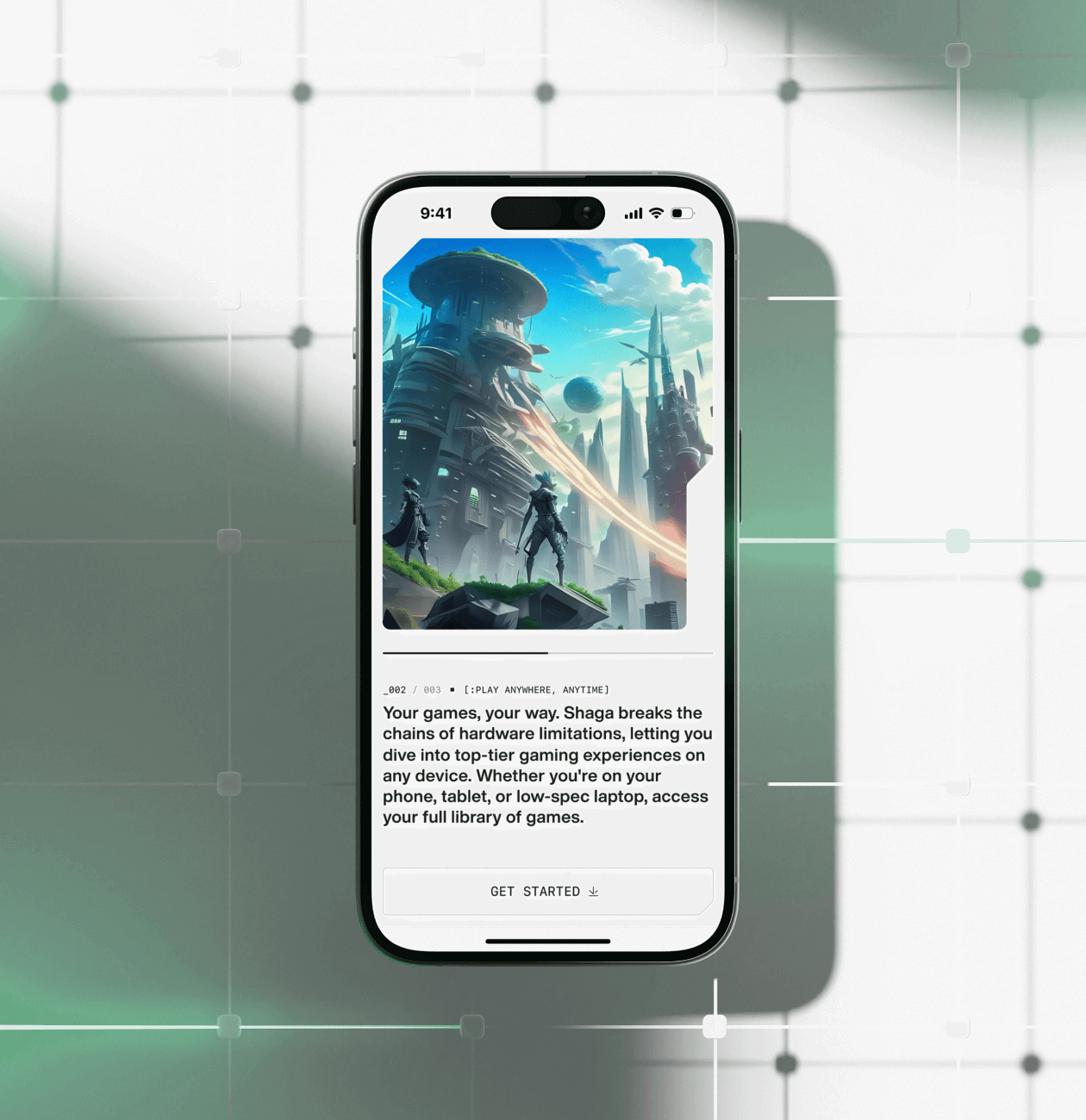 Shaga – Web3 cloud gaming platform - Website Development - Photo 3