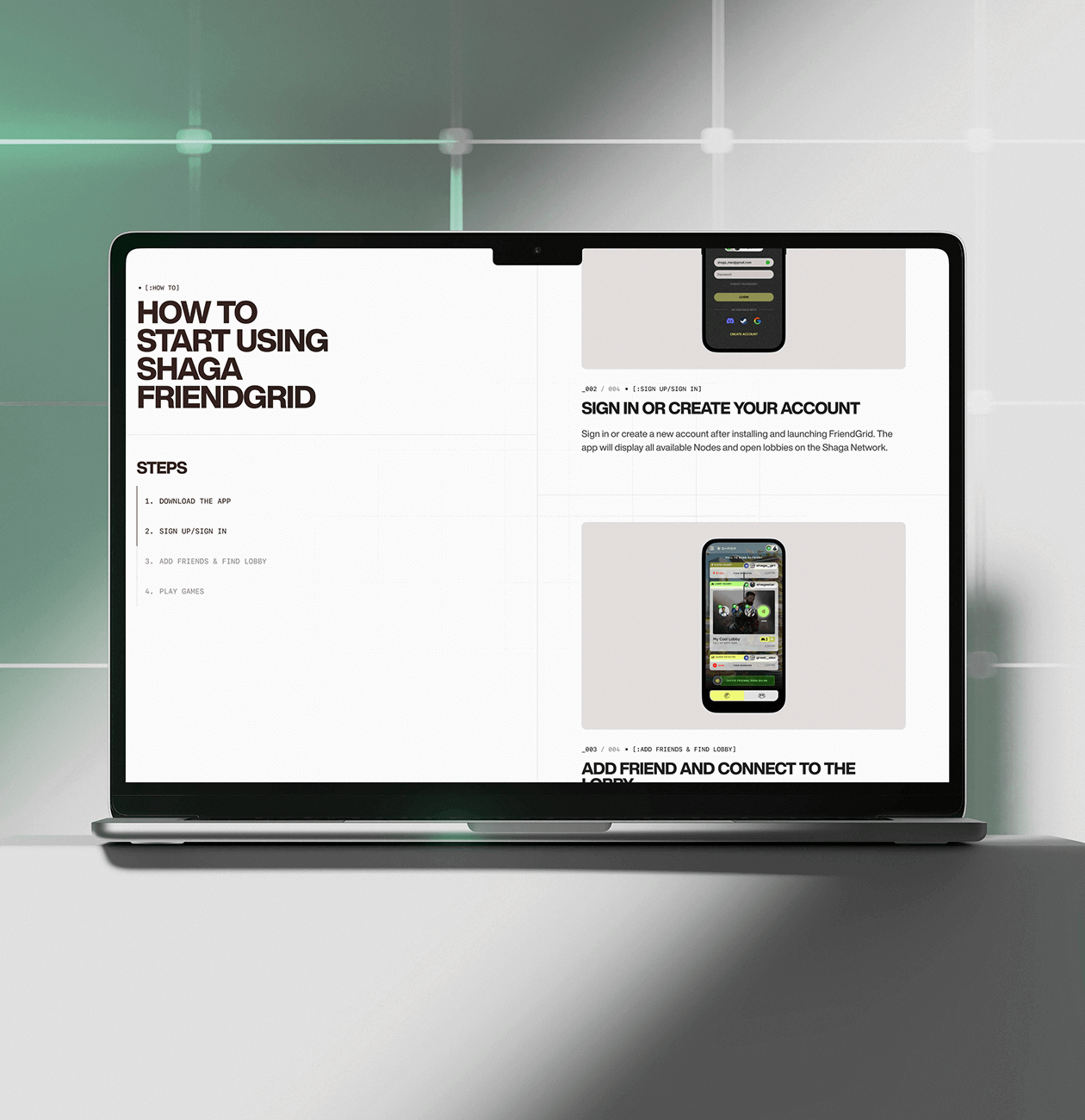 Shaga – Web3 cloud gaming platform - Website Development - Photo 6