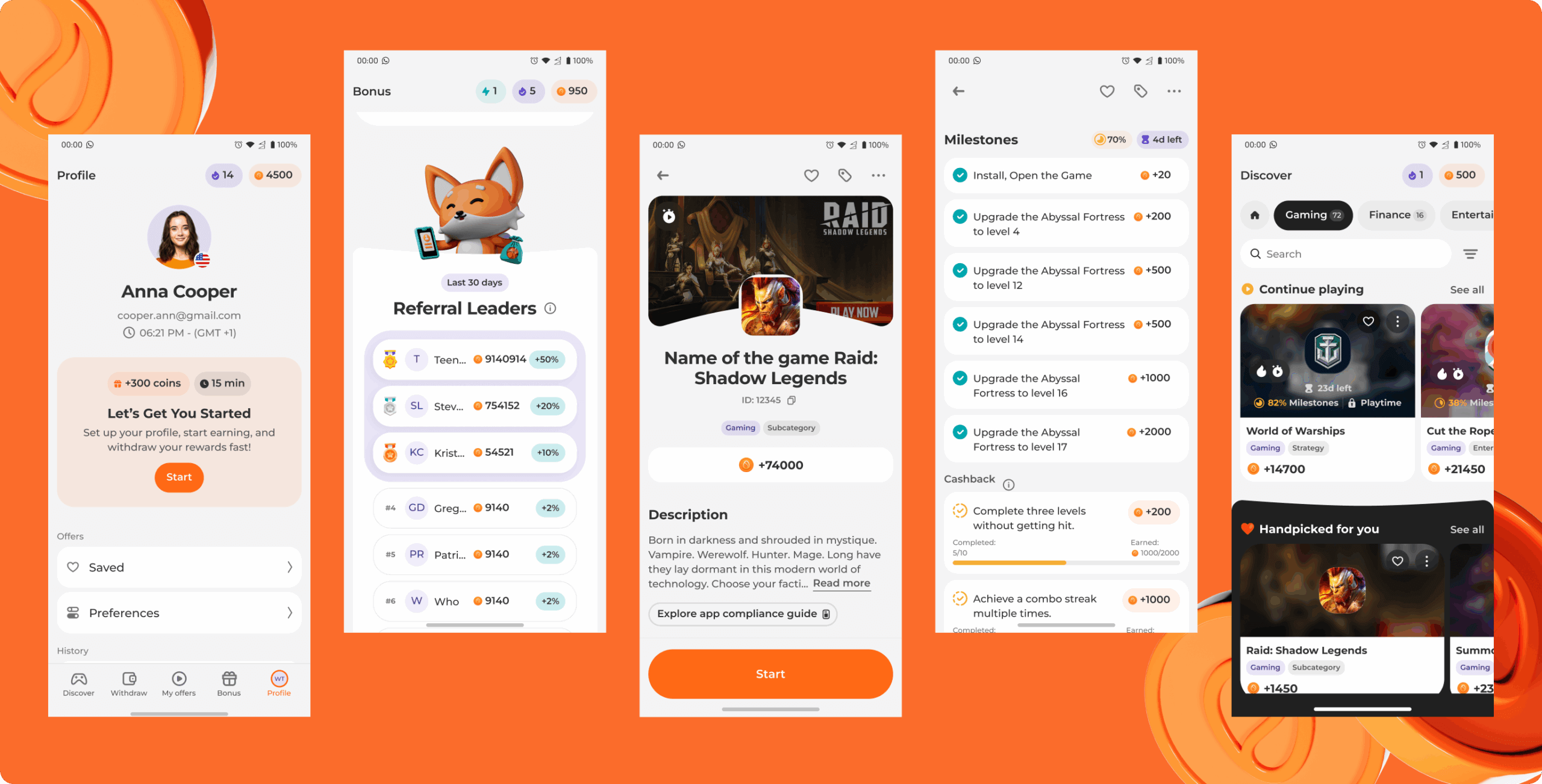Scrambly – rewarded discovery platform for games and apps - Website Development - Photo 11