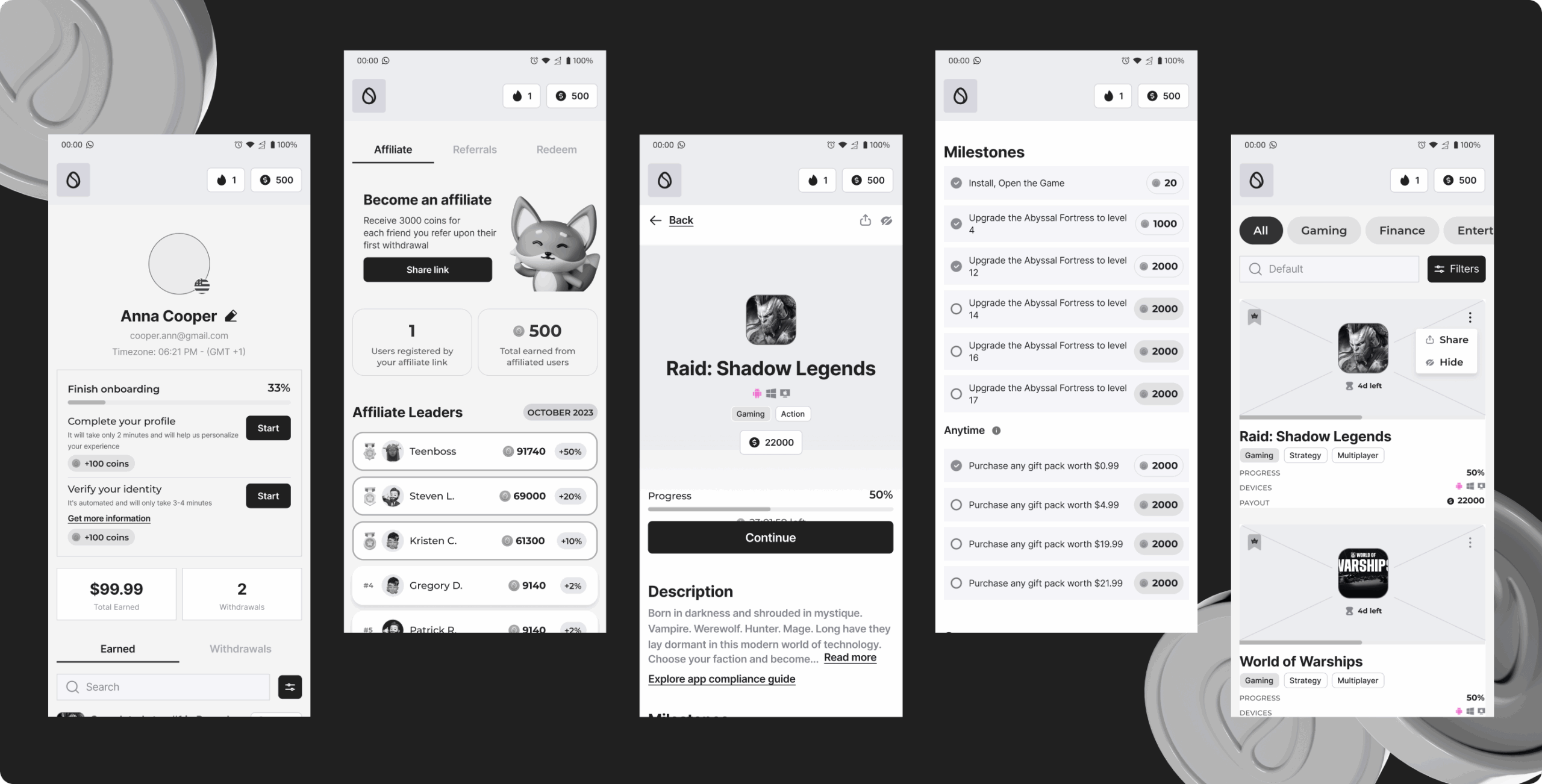 Scrambly – rewarded discovery platform for games and apps - Website Development - Photo 10