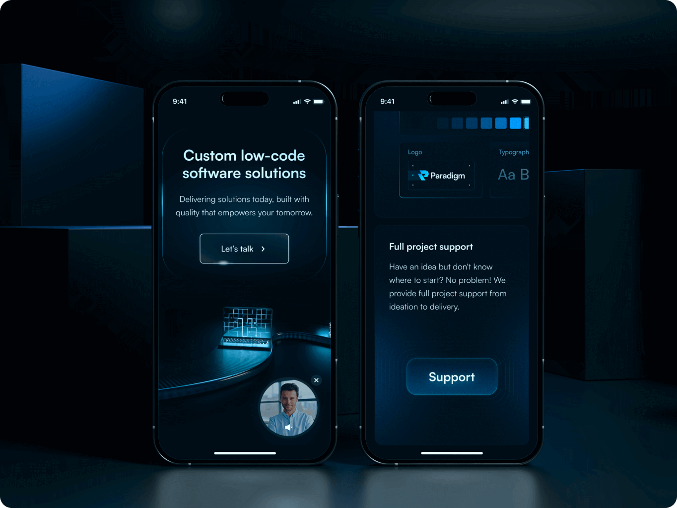 Paradigm – website for low-<wbr>code software developers - Website Development - Photo 2