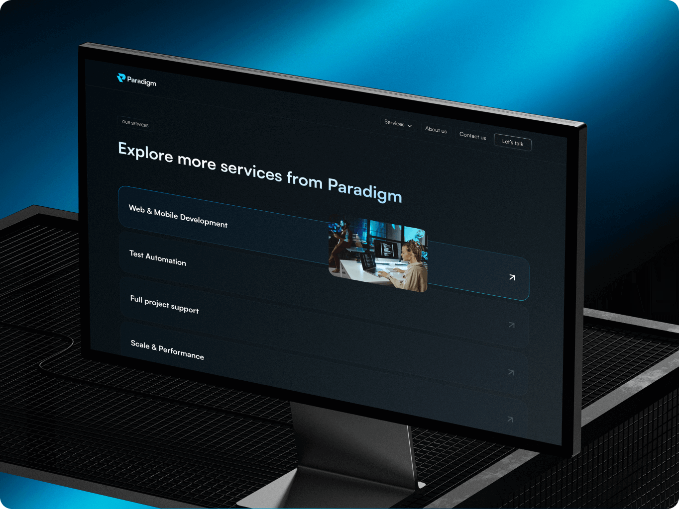 Paradigm – website for low-<wbr>code software developers - Website Development - Photo 9