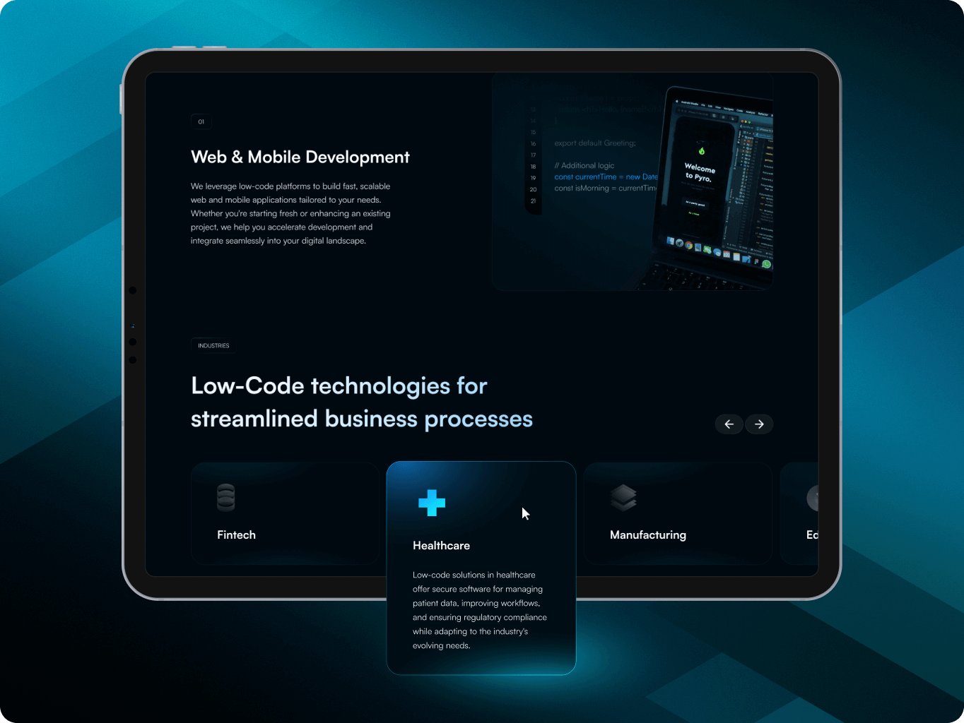 Paradigm – website for low-<wbr>code software developers - Website Development - Photo 4