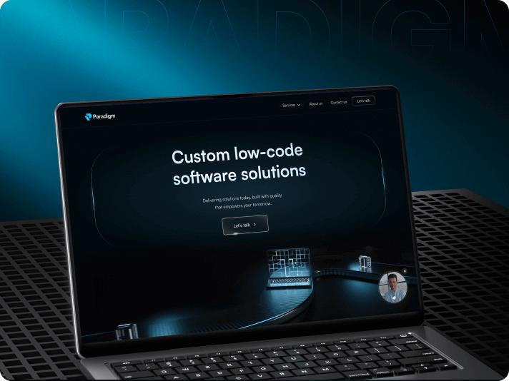 Paradigm – website for low-<wbr>code software developers - image cover