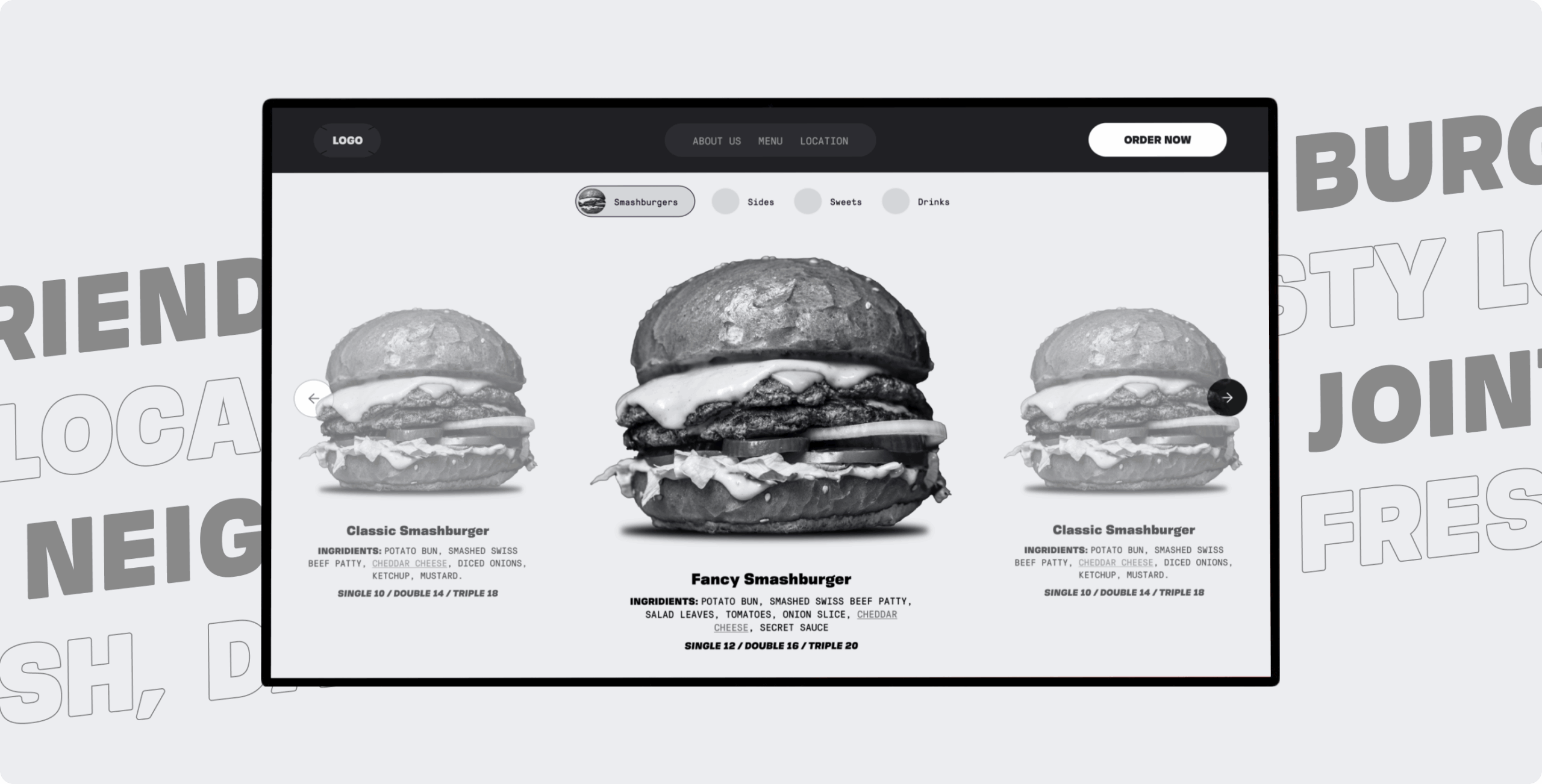Pretty Patty: a deliciously interactive fast food experience - Website Development - Photo 7