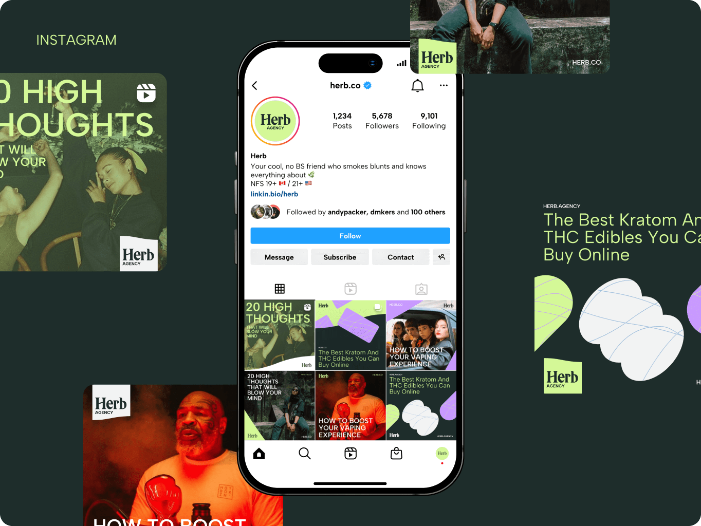 Herb.Agency – rebranding the cannabis experience (without compress) - Website Development - Photo 18