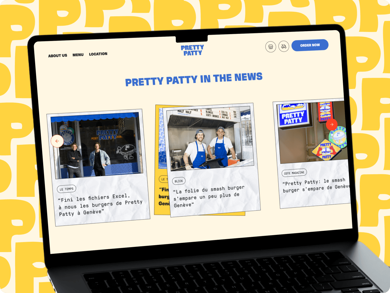 Pretty Patty: a deliciously interactive fast food experience - Website Development - Photo 10