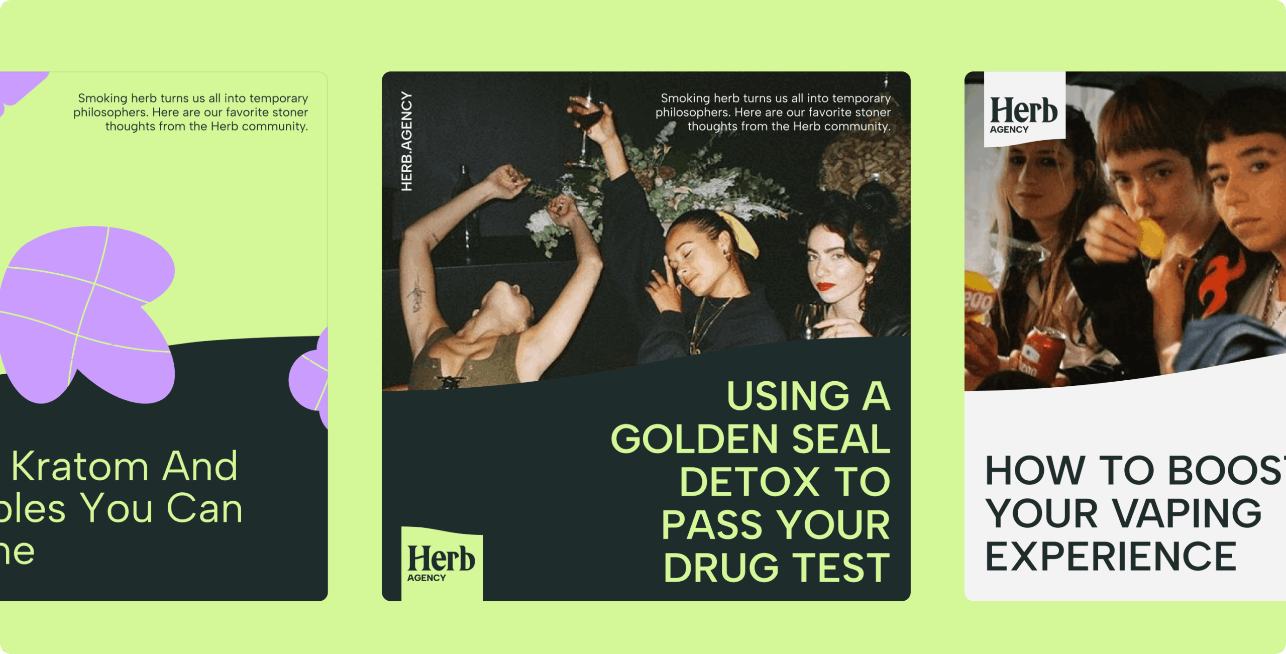 Herb.Agency – rebranding the cannabis experience - Website Development - Photo 15