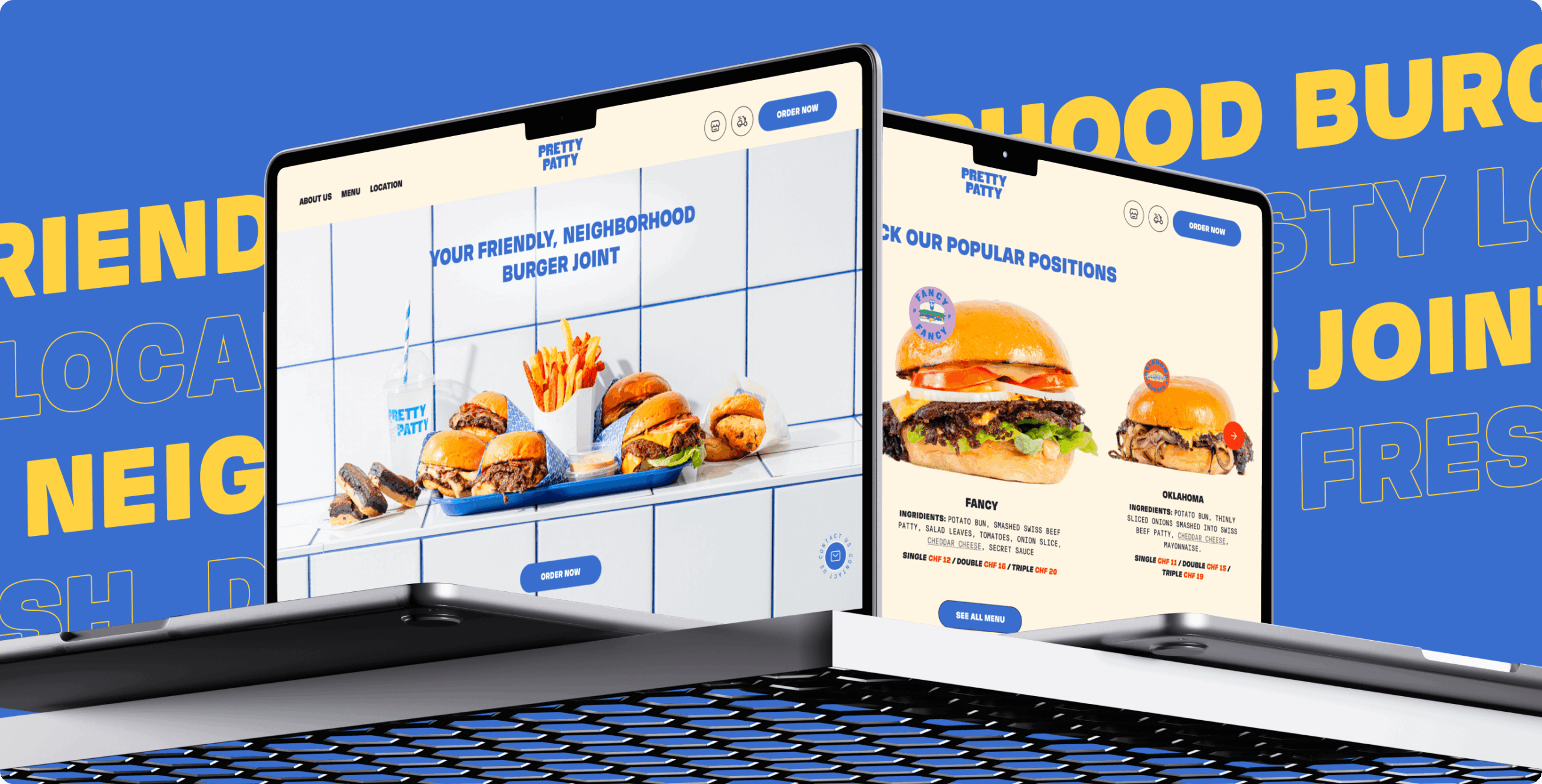 Pretty Patty: a deliciously interactive fast food experience - Website Development - Photo 1