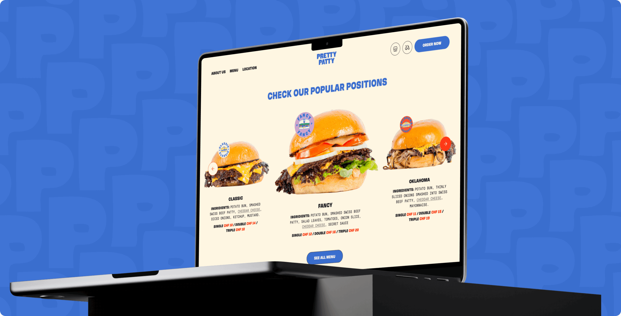 Pretty Patty: a deliciously interactive fast food experience - Website Development - Photo 11