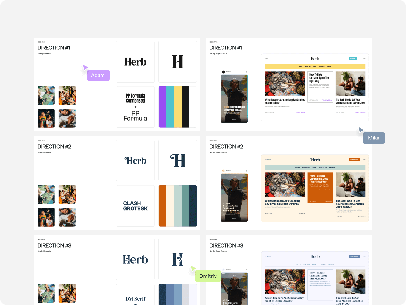 Herb.Agency – rebranding the cannabis experience (without compress) - Website Development - Photo 5