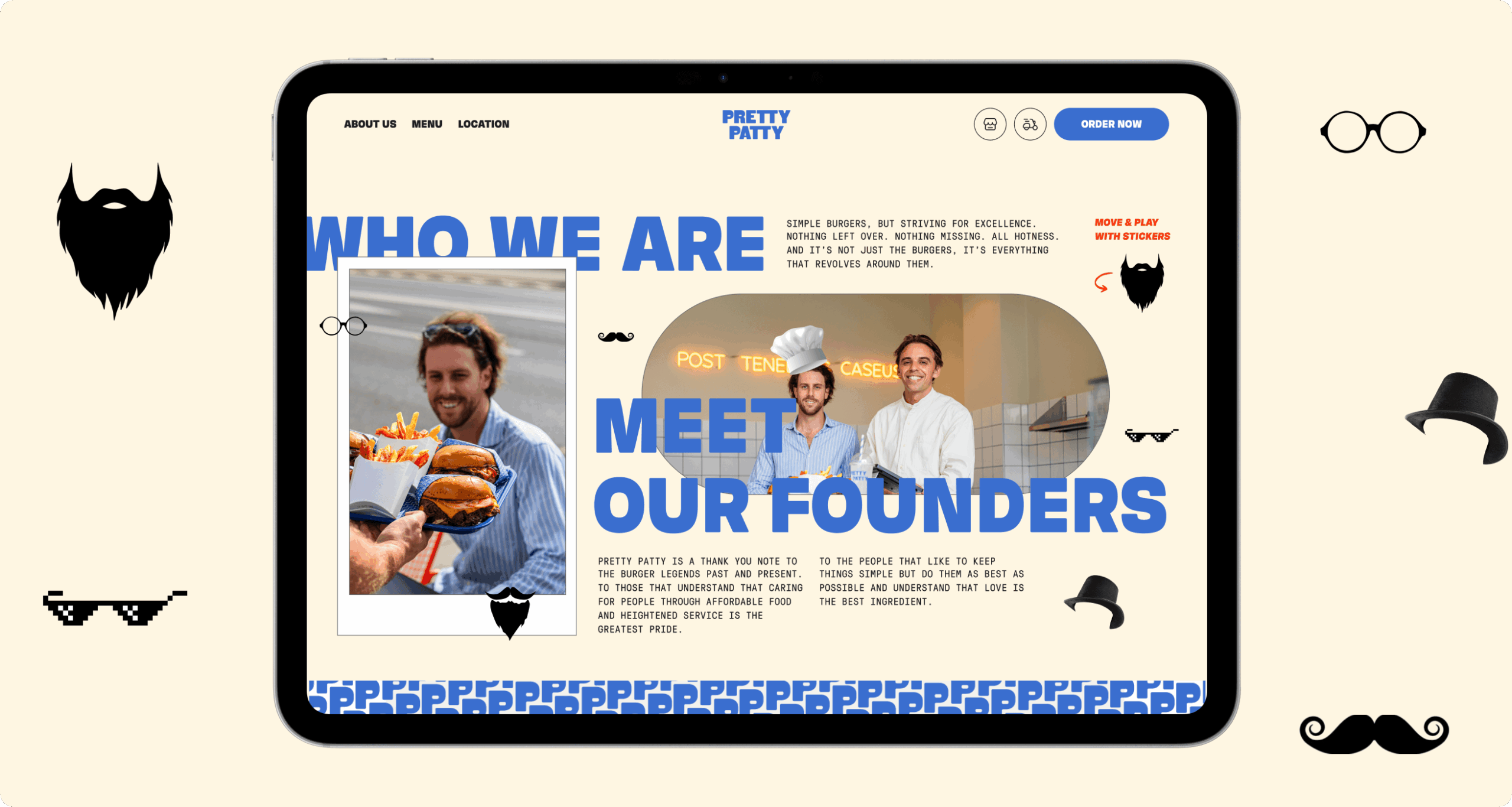 Pretty Patty: a deliciously interactive fast food experience - Website Development - Photo 15