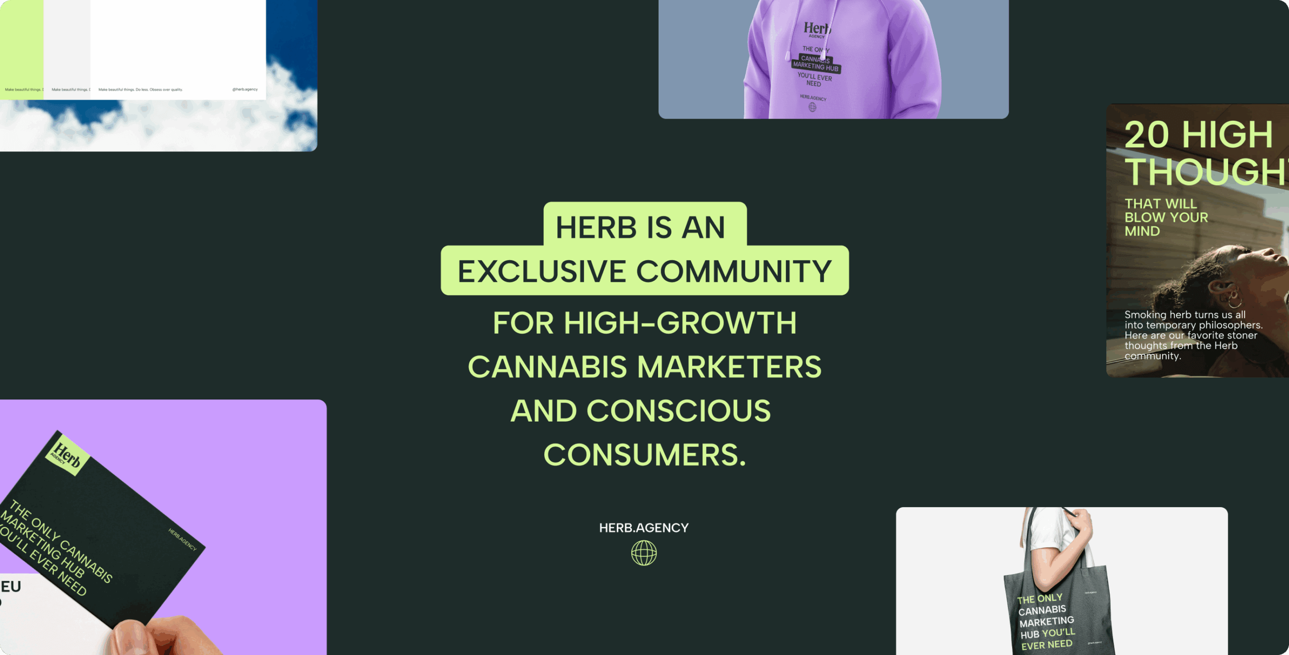 Herb.Agency – rebranding the cannabis experience (without compress) - Website Development - Photo 6