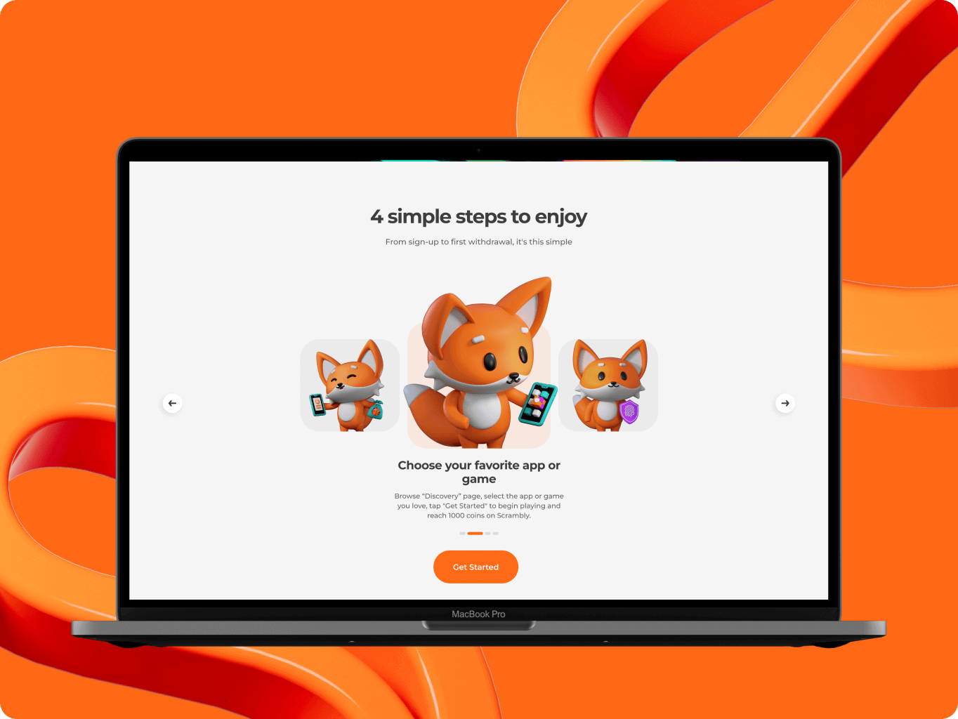 Scrambly – rewarded discovery platform for games and apps - Website Development - Photo 17