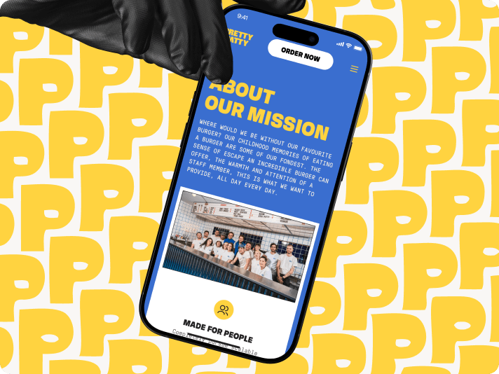 Pretty Patty: a deliciously interactive fast food experience - Website Development - Photo 2