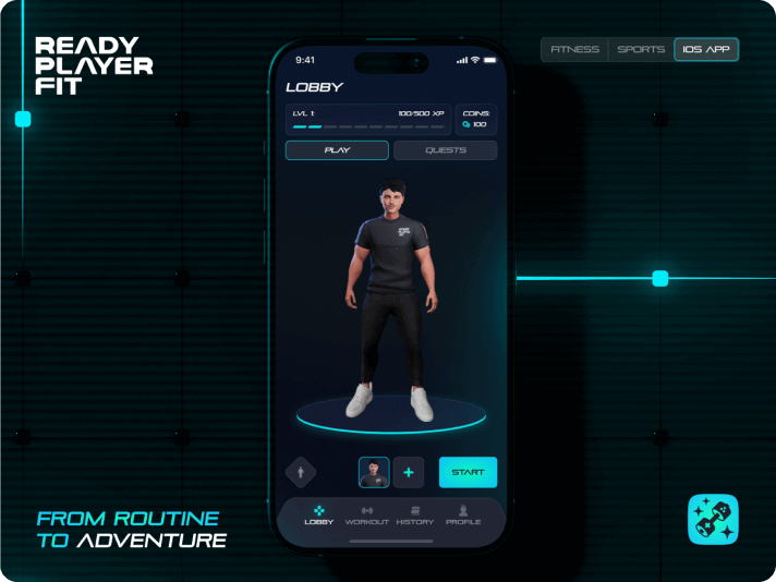 Ready player fit – turning boring workouts into a completely different exciting daily challenge - image cover