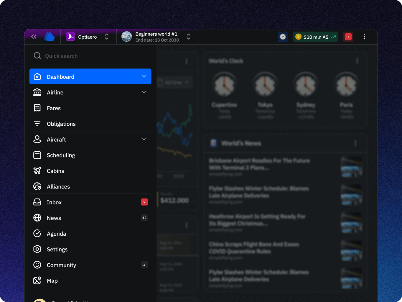 AirlineSim — realistic online airline management simulation - Website Development - Photo 21