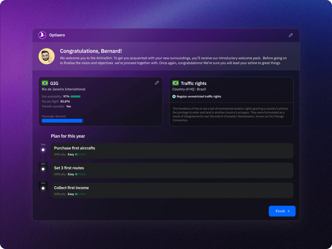 AirlineSim — realistic online airline management simulation - Website Development - Photo 3