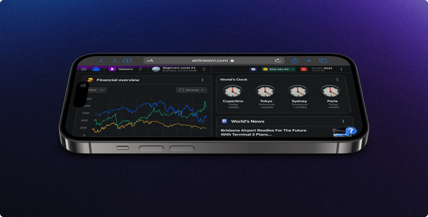 AirlineSim — realistic online airline management simulation - Website Development - Photo 19