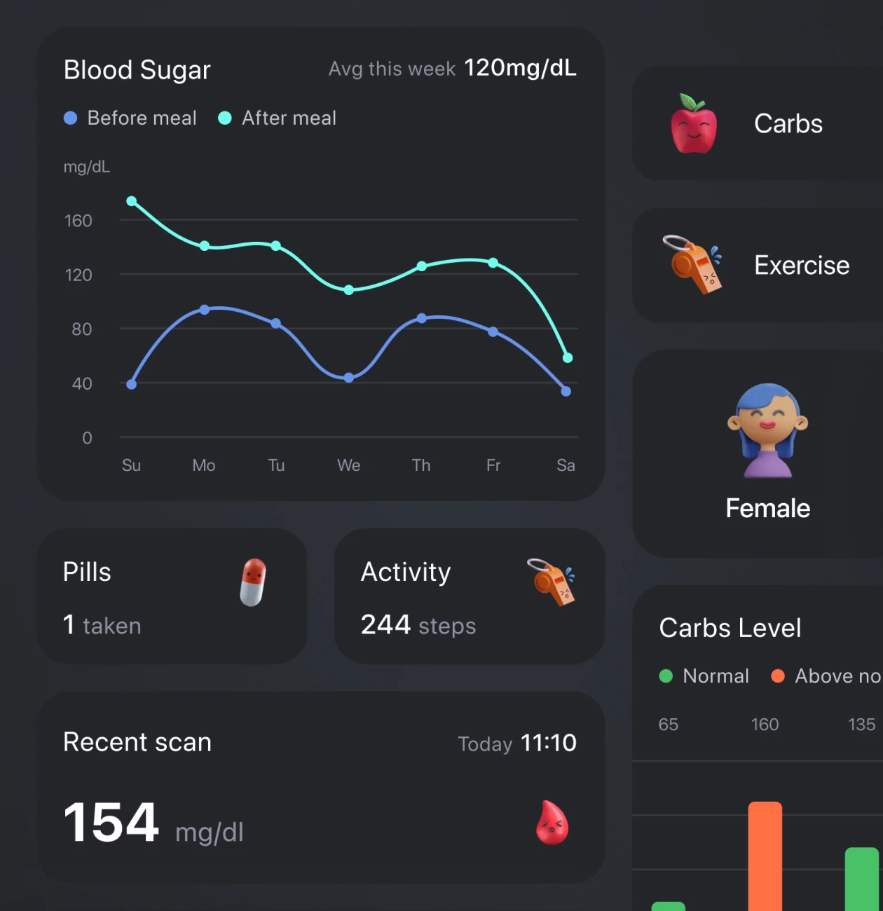 Glume – healthcare mobile app for diabetics - Website Development - Photo 12