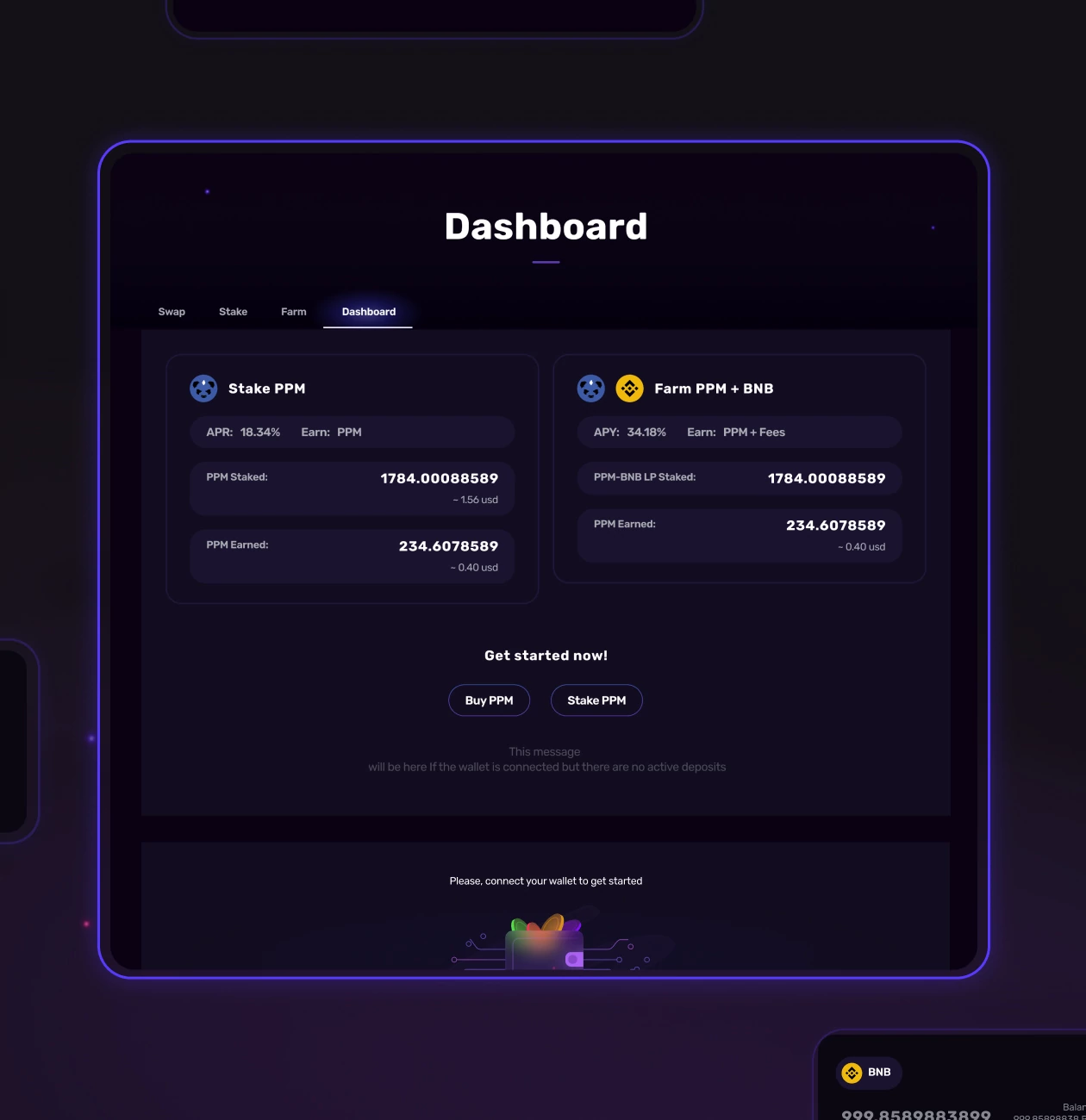 Punk Panda – Swap, Stake, and Farming platform - Website Development - Photo 13