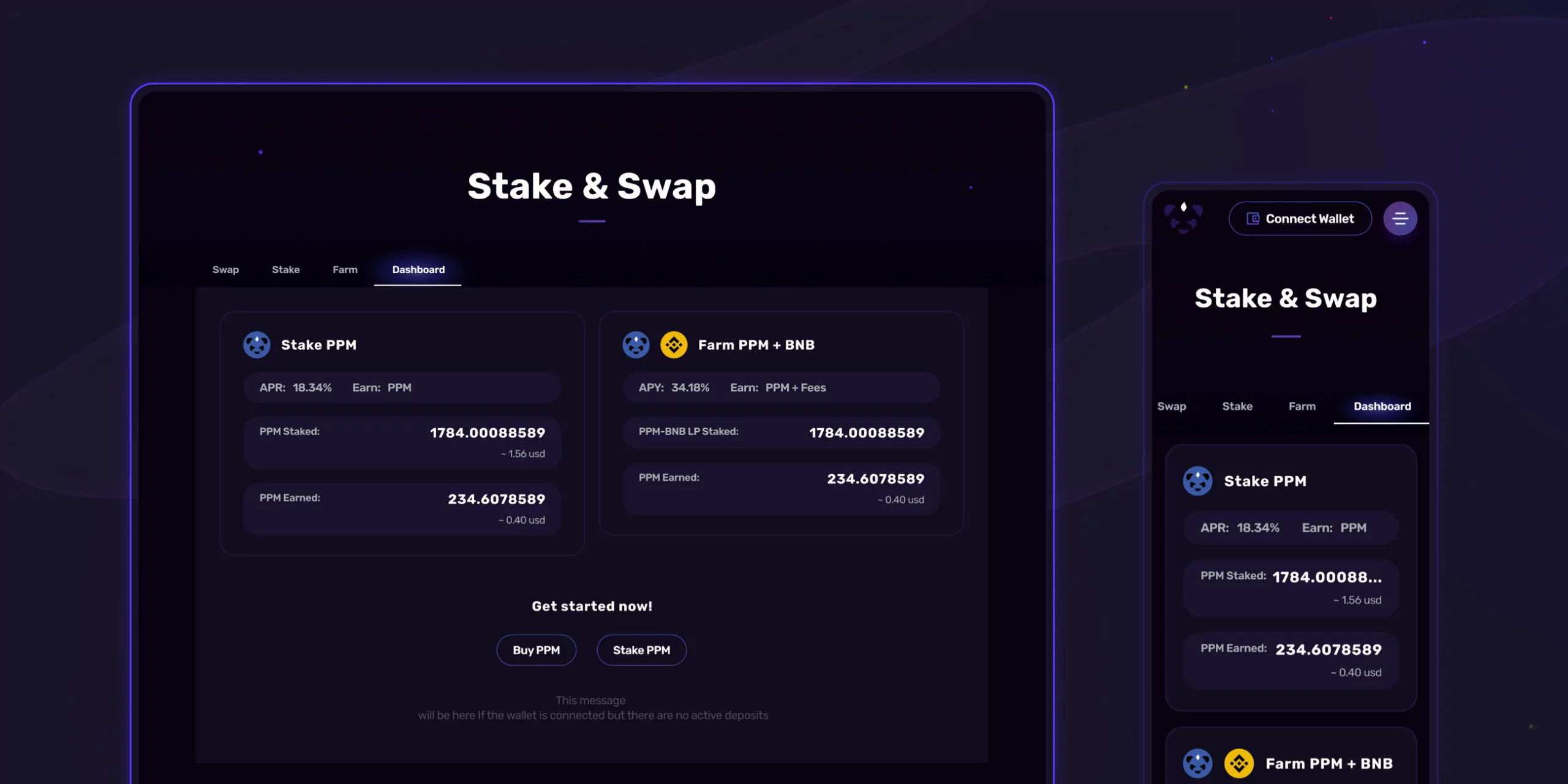 Punk Panda – Swap, Stake, and Farming platform - Website Development - Photo 6