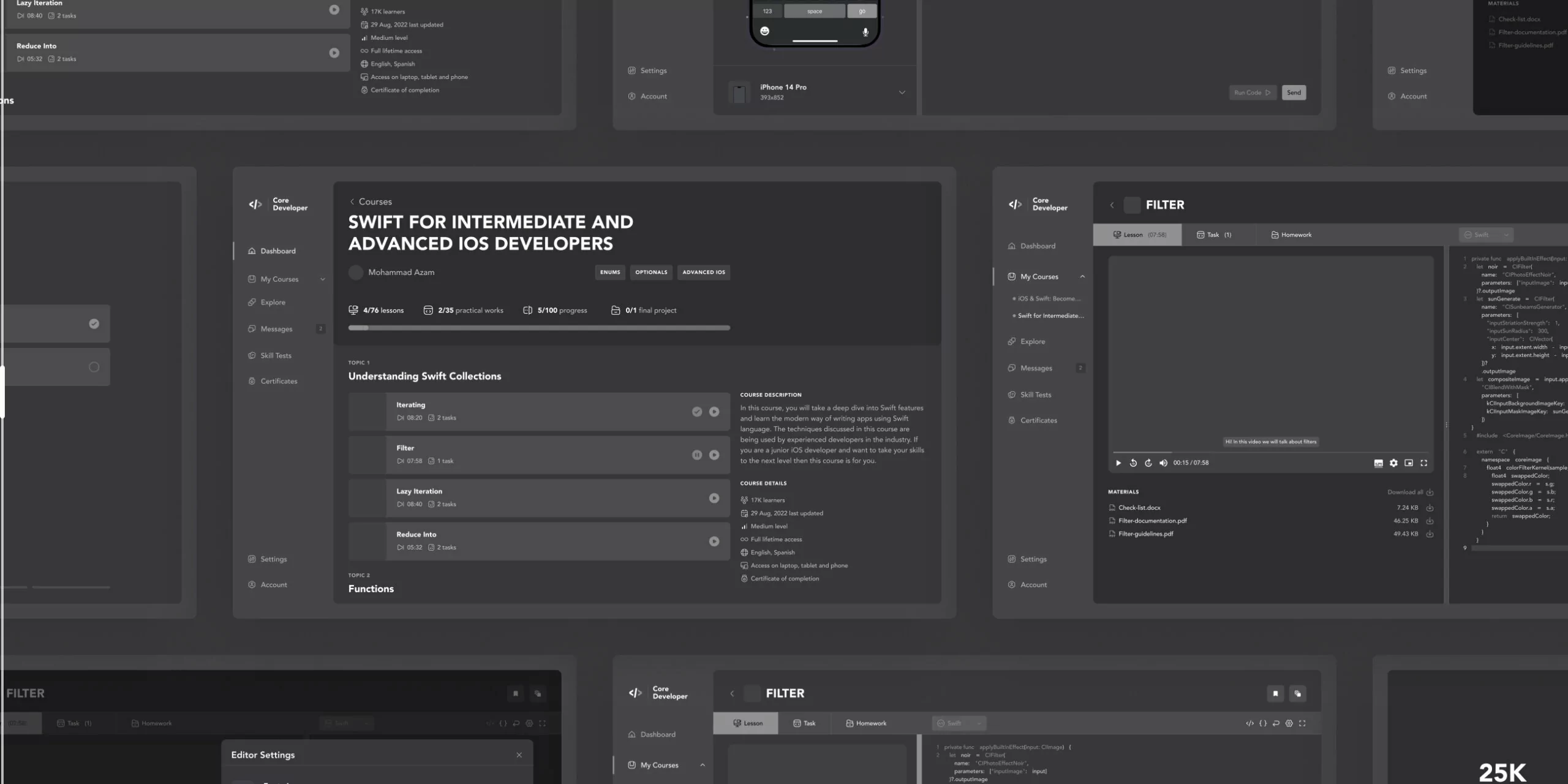 Core Developer – the platform for learning how to program - Website Development - Photo 11