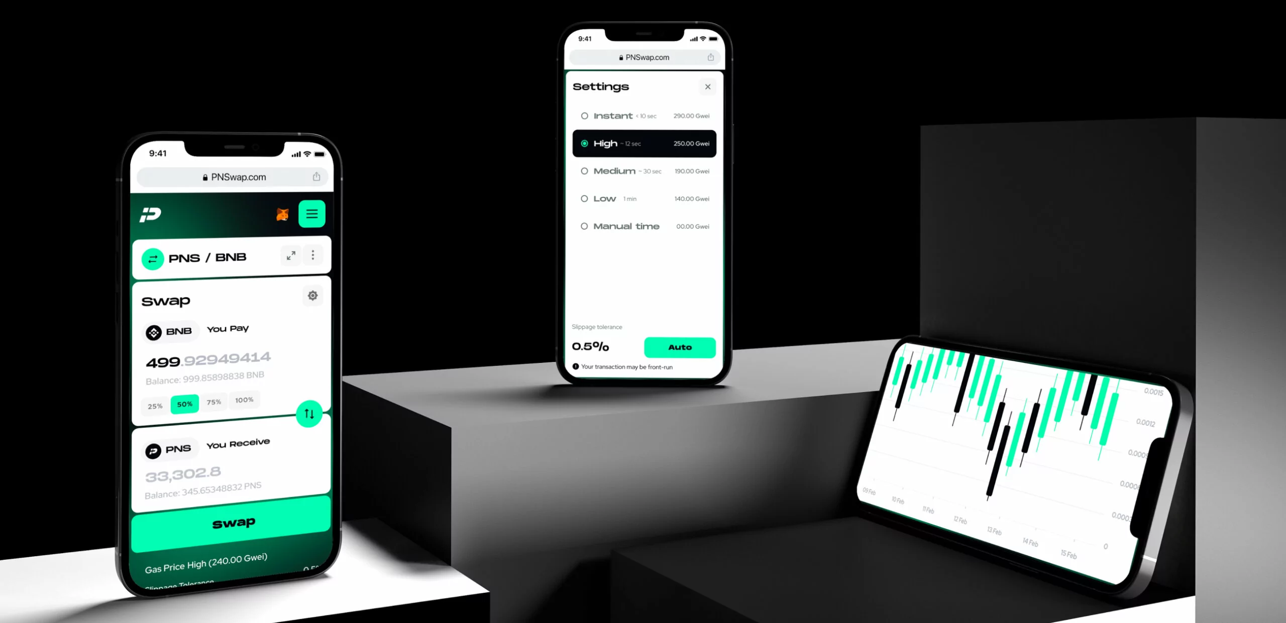 PNSwap – token exchange platform - Website Development - Photo 21