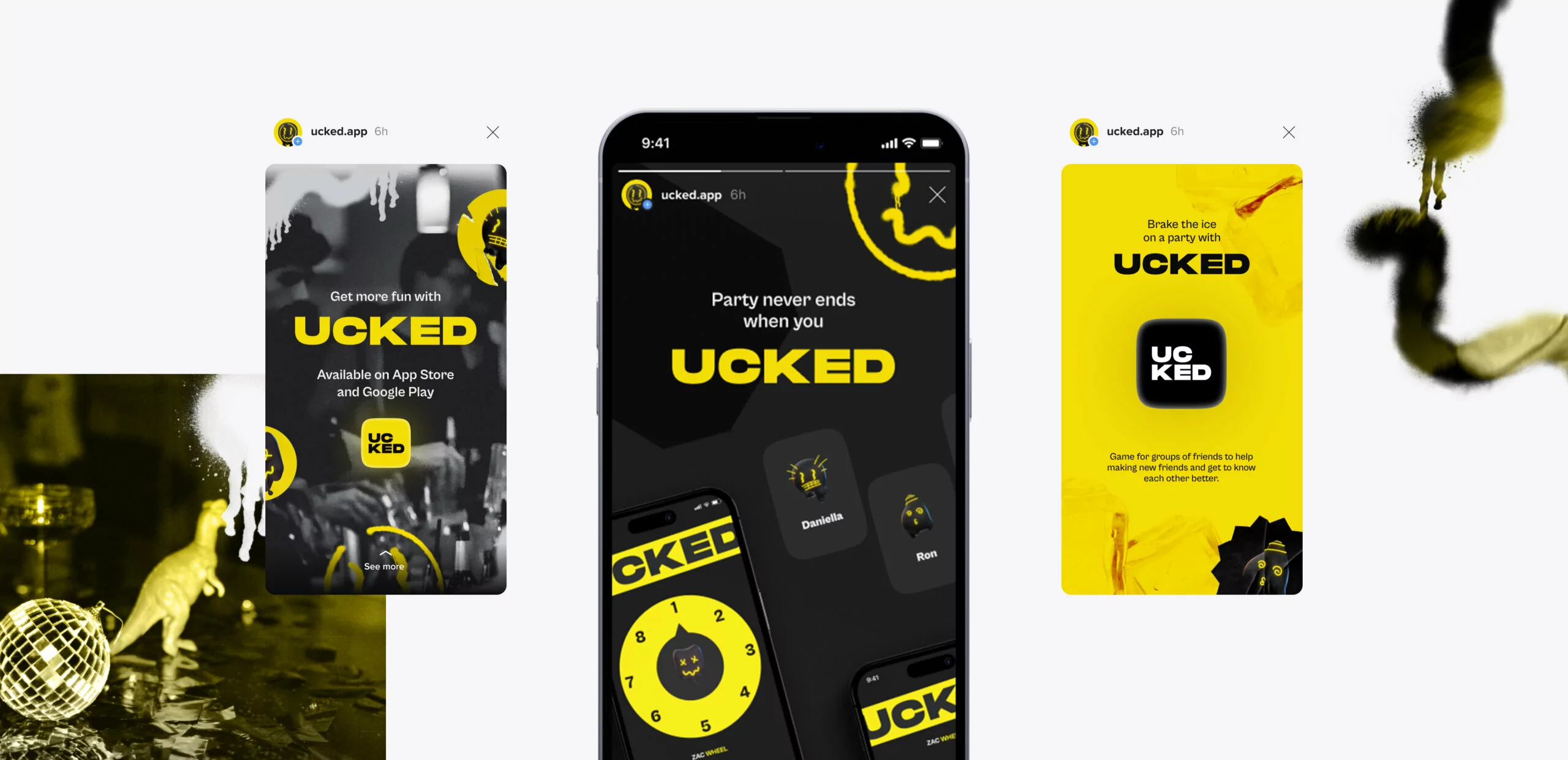 Ucked – branding for mobile application - Website Development - Photo 16