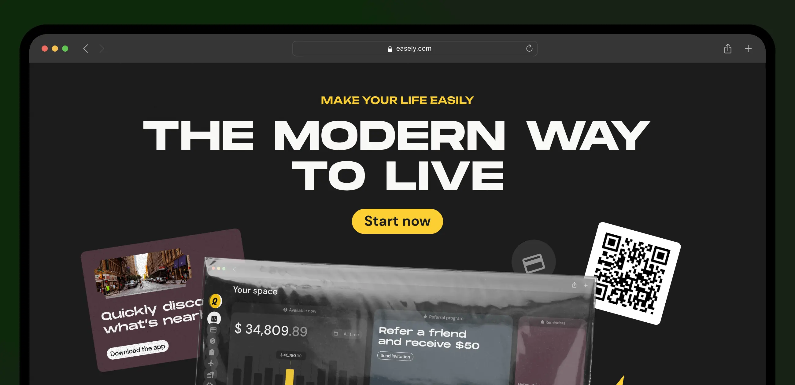 Easily – Promo website for the super app - Website Development - Photo 21
