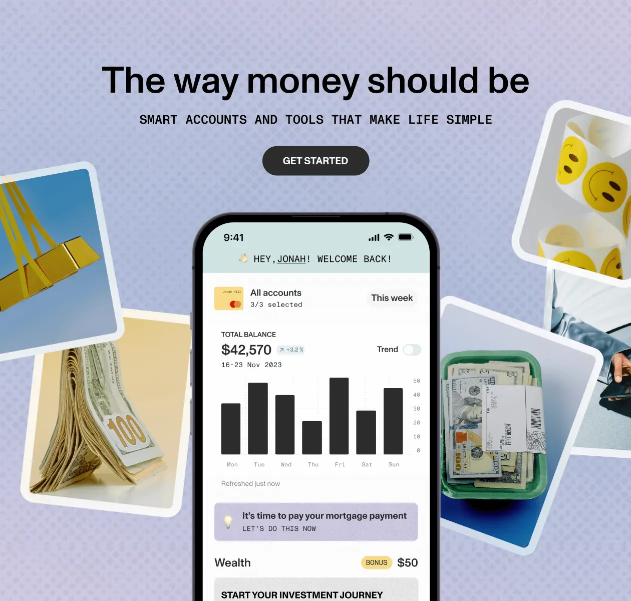 Keap – Promo website for budgeting mobile app - image cover