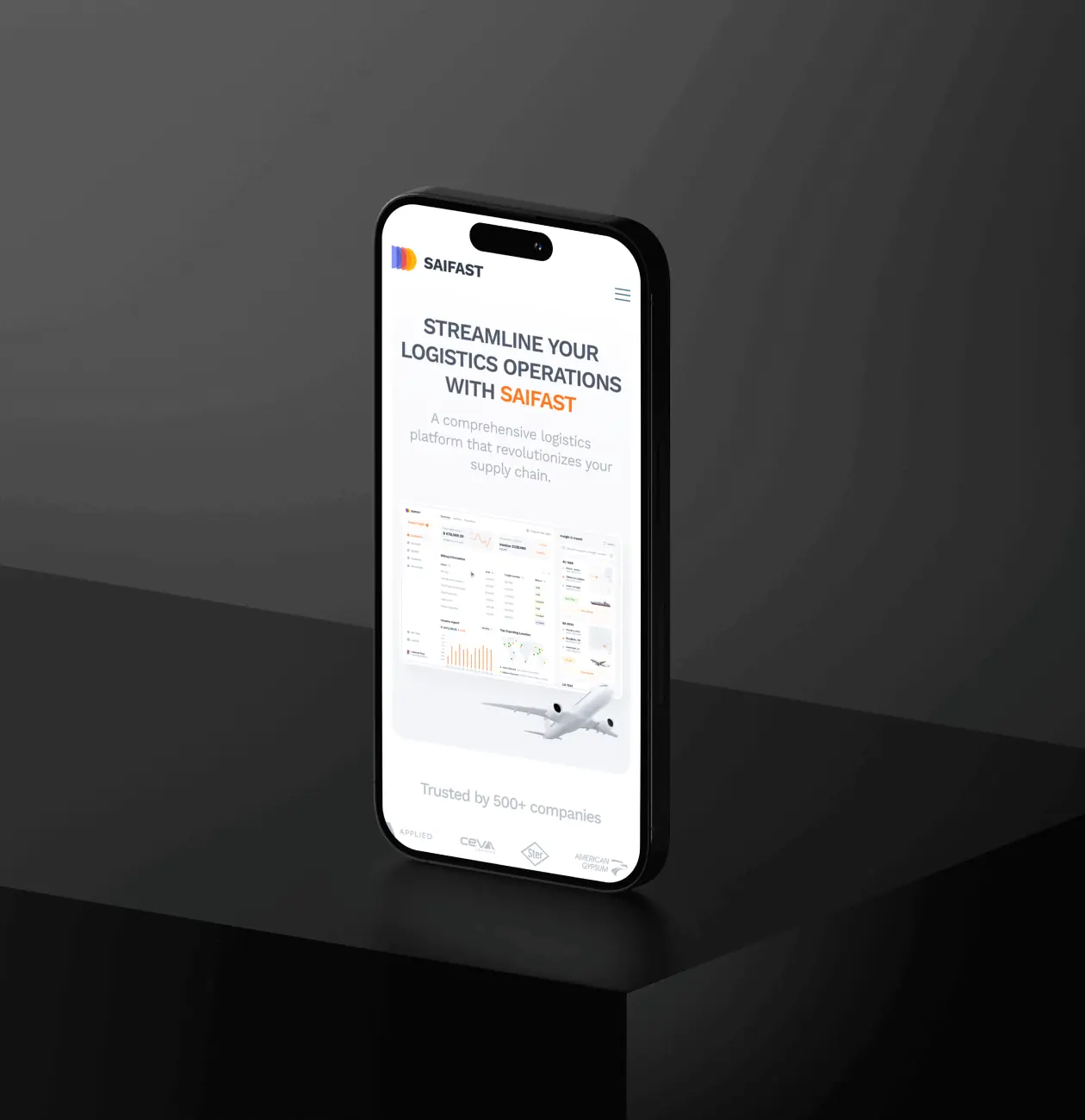 Saifast – promo website for Logistic platform - Website Development - Photo 10