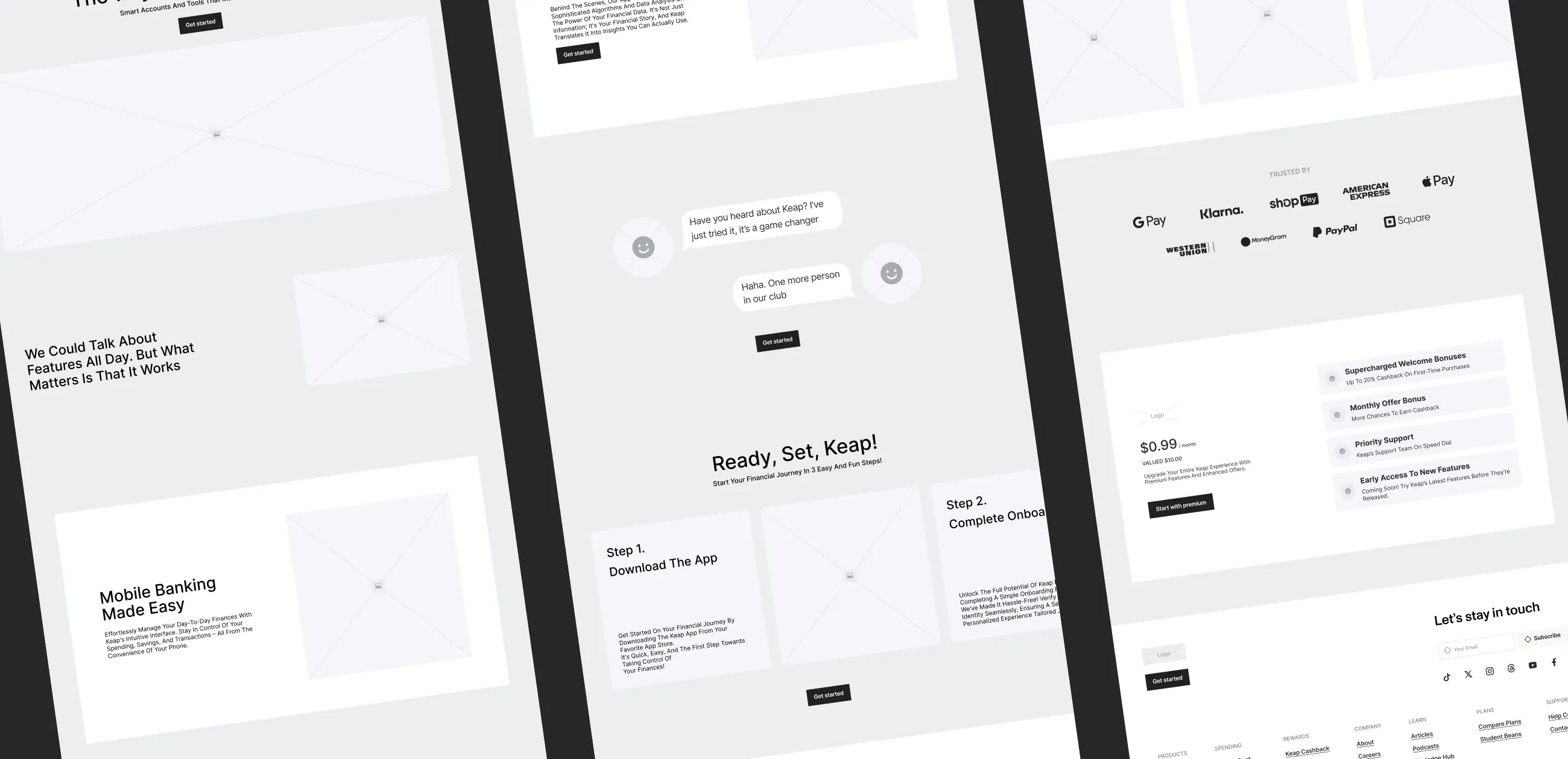 Keap – Promo website for budgeting mobile app - Website Development - Photo 7