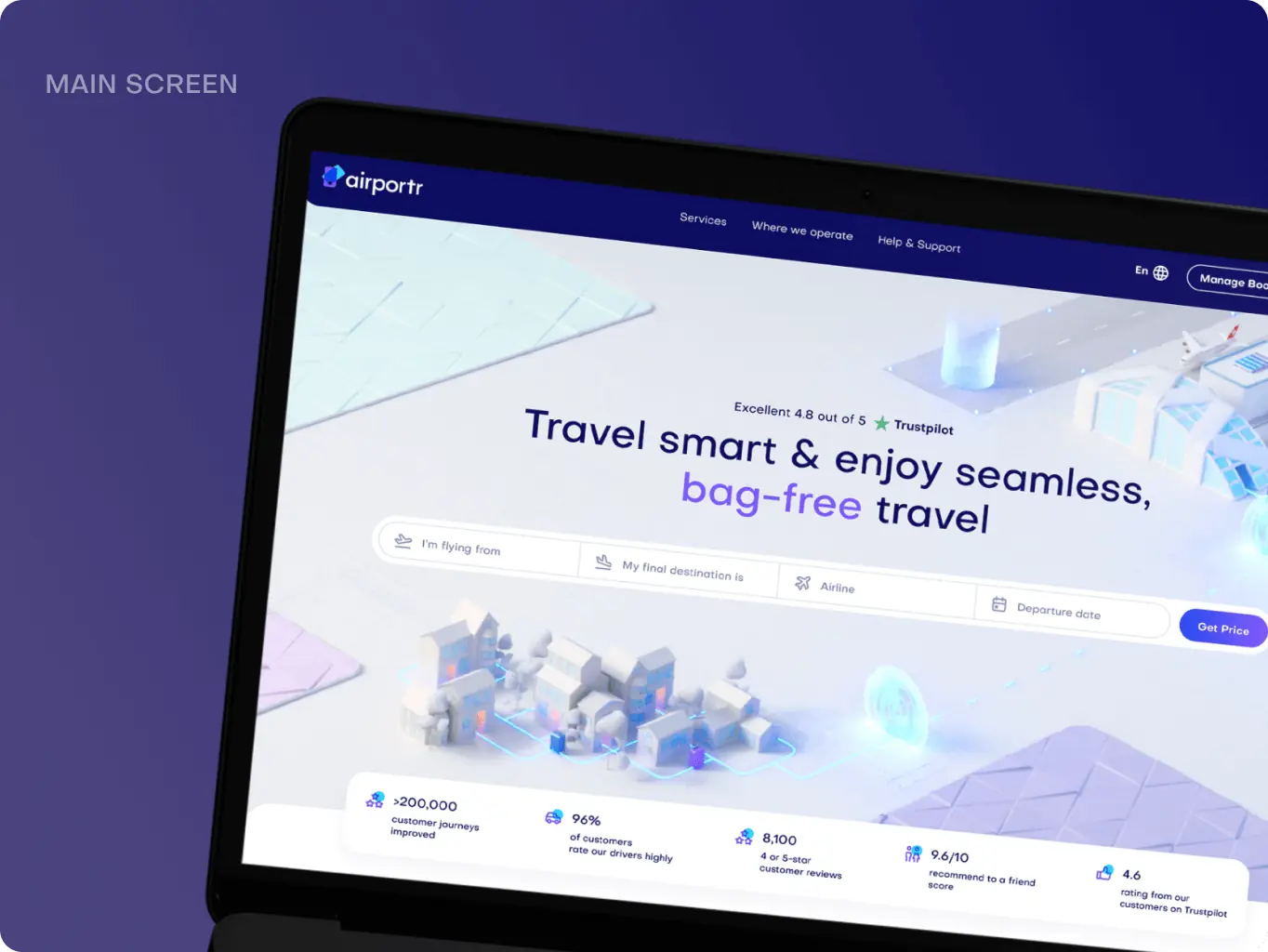 Airportr 2.0 – luggage carrying service website redesign - Website Development - Photo 12