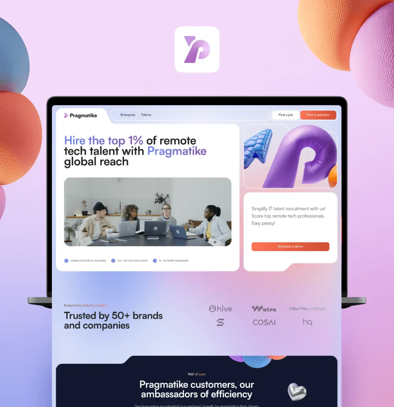 Pragmatike – connecting businesses with top remote tech talent - Website Development - Photo 4