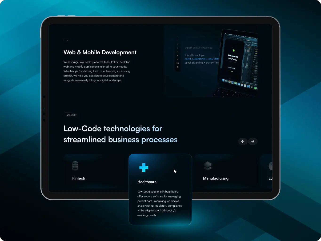 Paradigm – website for low-<wbr>code software developers - Website Development - Photo 4