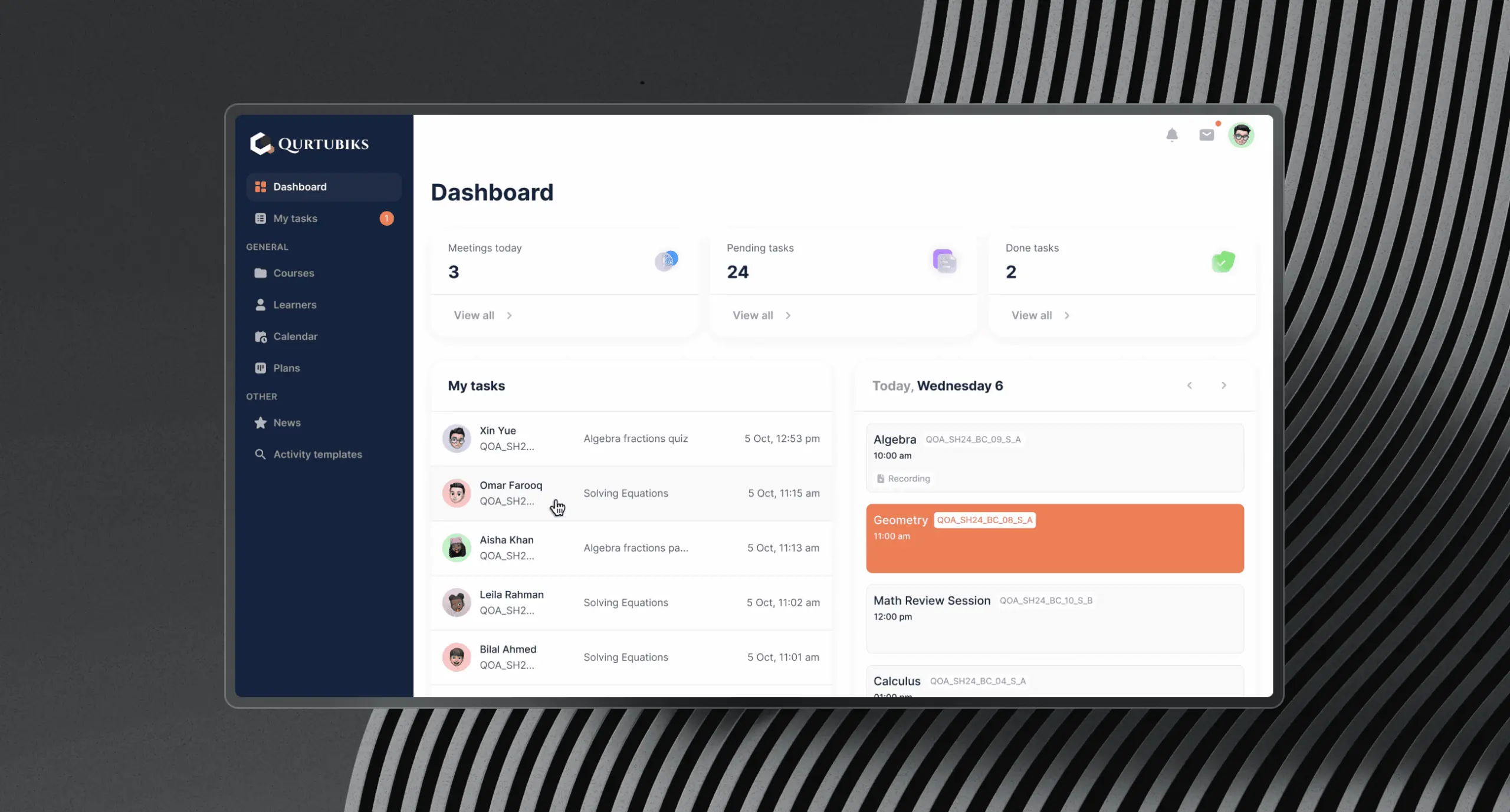 Qurtuba – online school platform - Website Development - Photo 5