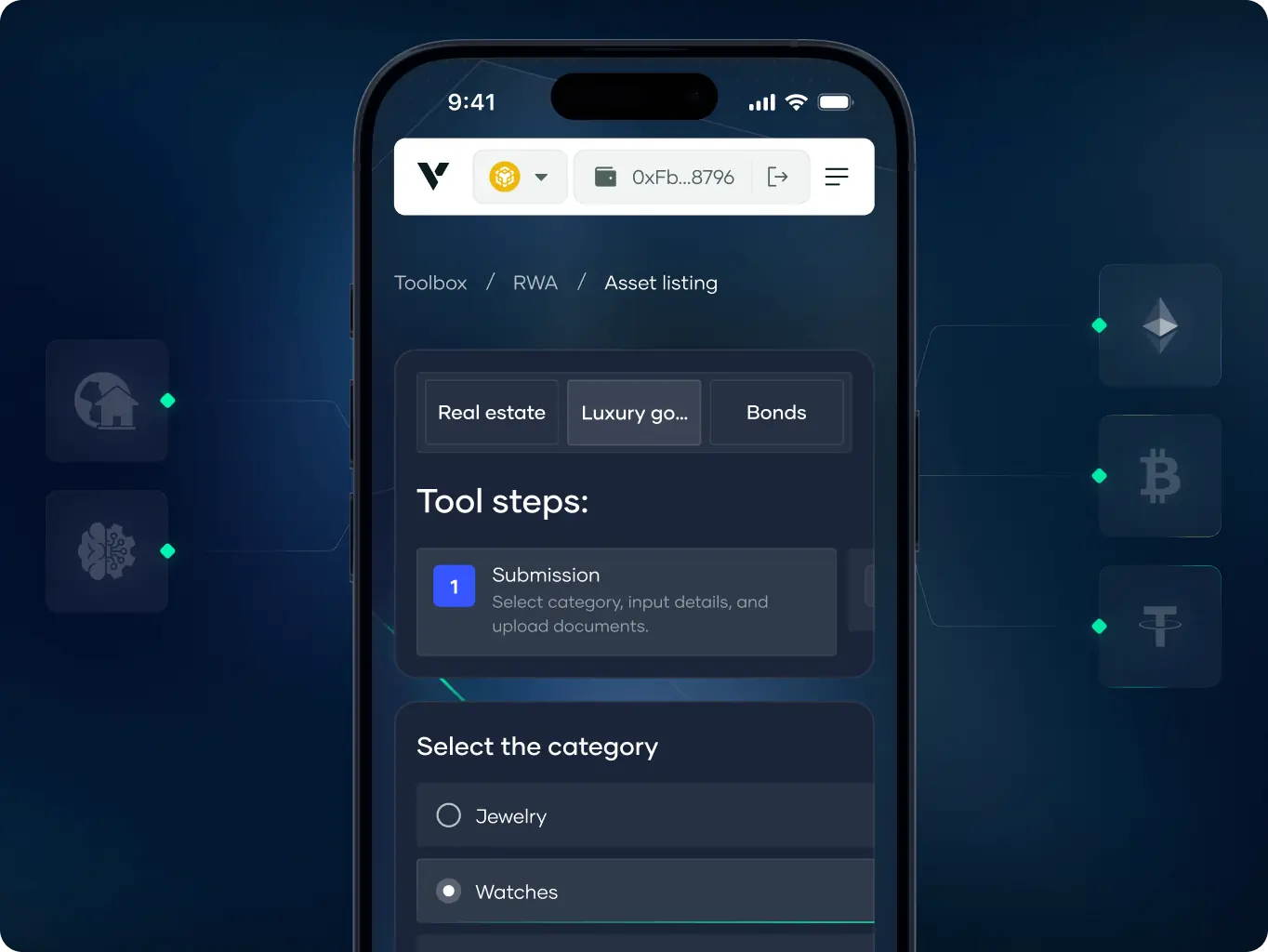 Value Chain – empowering investment through RWA tokenization and AI-driven insights - Website Development - Photo 2