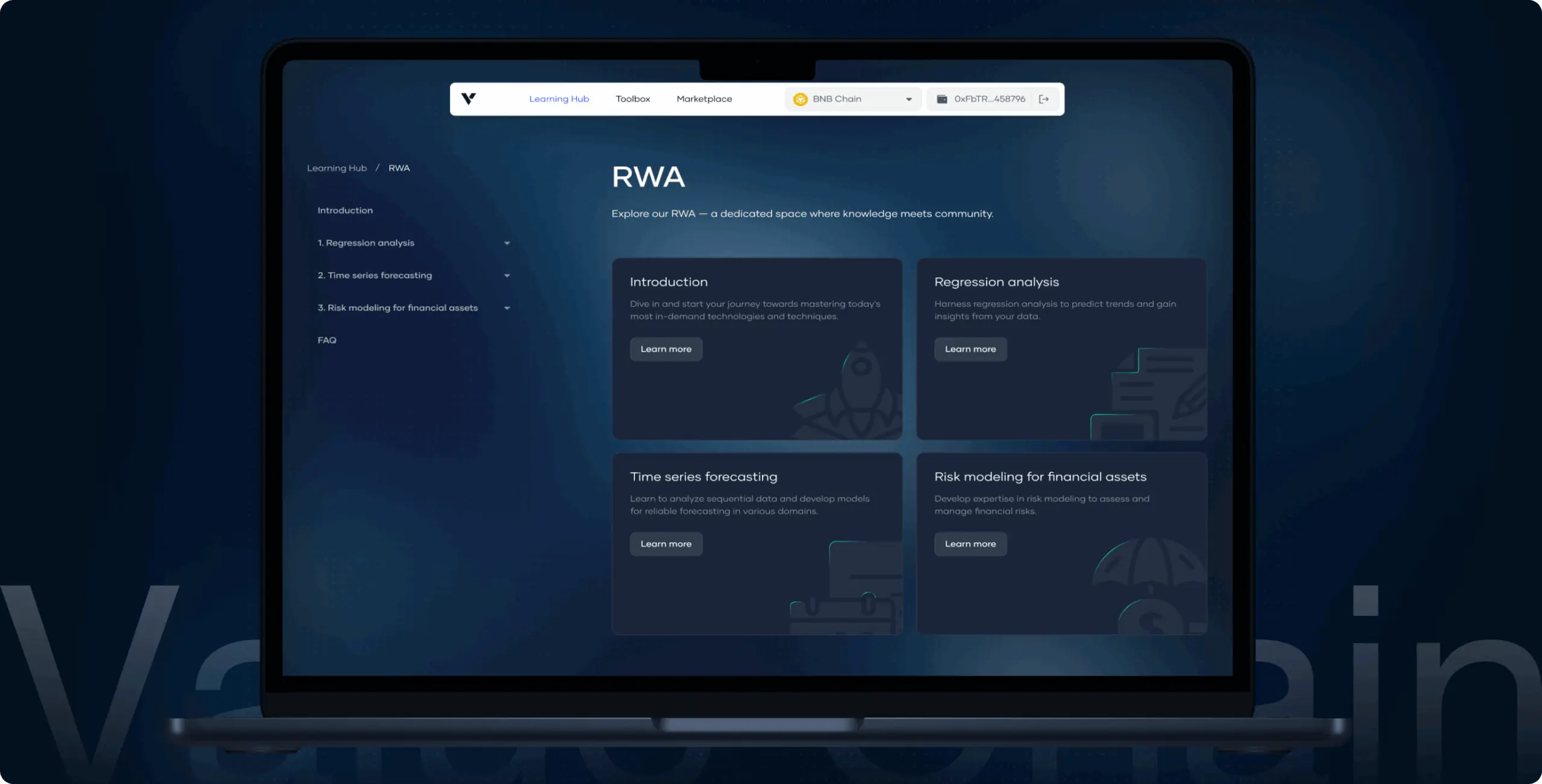 Value Chain – empowering investment through RWA tokenization and AI-driven insights - Website Development - Photo 4