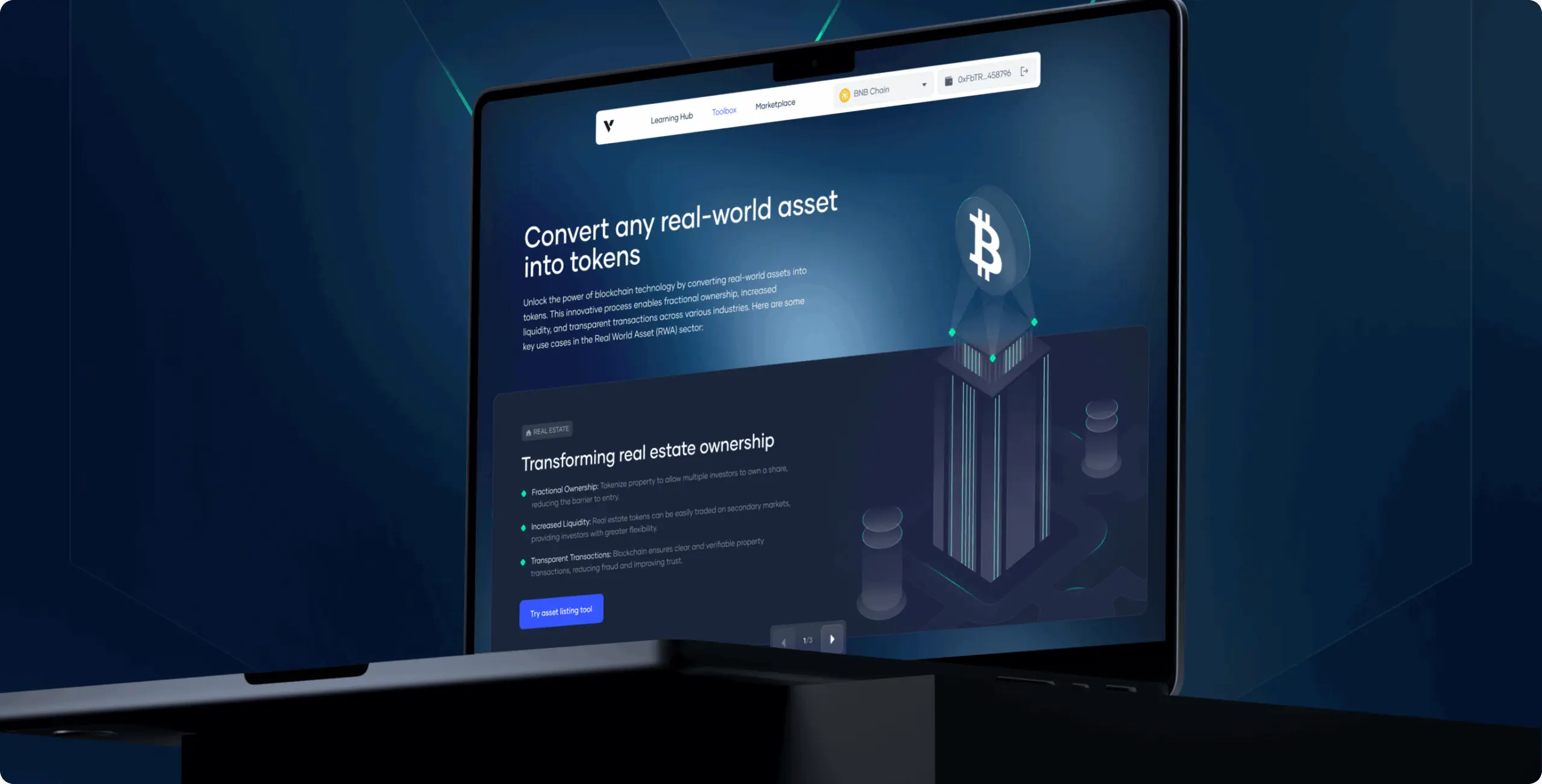 Value Chain – empowering investment through RWA tokenization and AI-driven insights - Website Development - Photo 7