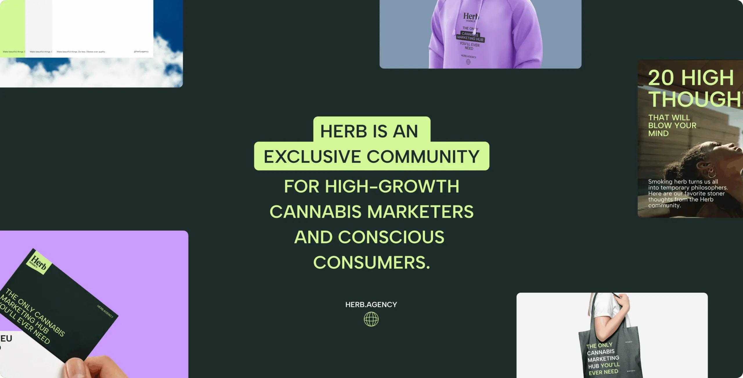 Herb.Agency – rebranding the cannabis experience (without compress) - Website Development - Photo 6
