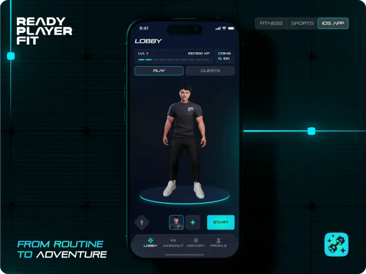 Ready player fit – turning boring workouts into a completely different exciting daily challenge - image cover
