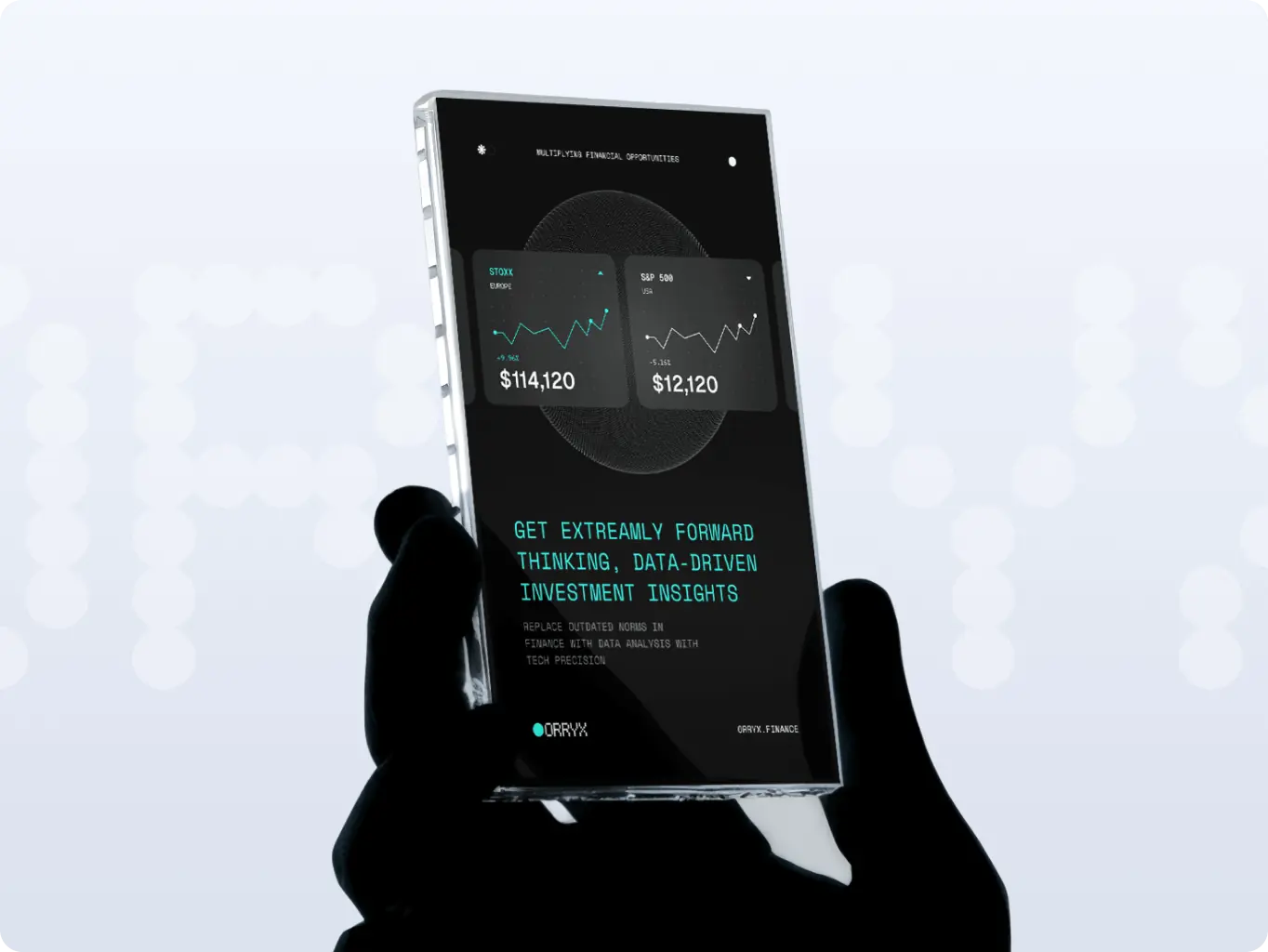 Orryx – rewriting the rules of finance - Website Development - Photo 14